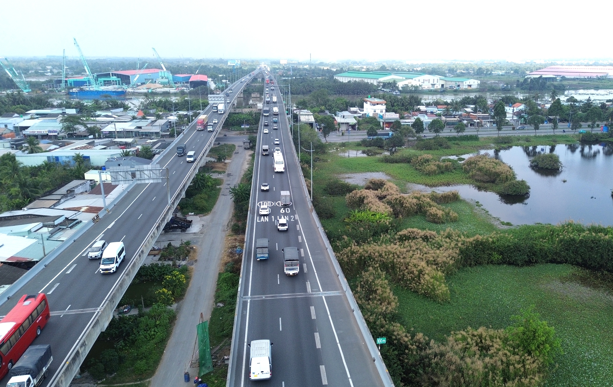 Hiện trạng cao tốc TP.HCM - Trung Lương trước ng&agrave;y khởi c&ocirc;ng n&acirc;ng cấp, mở rộng- Ảnh 1.