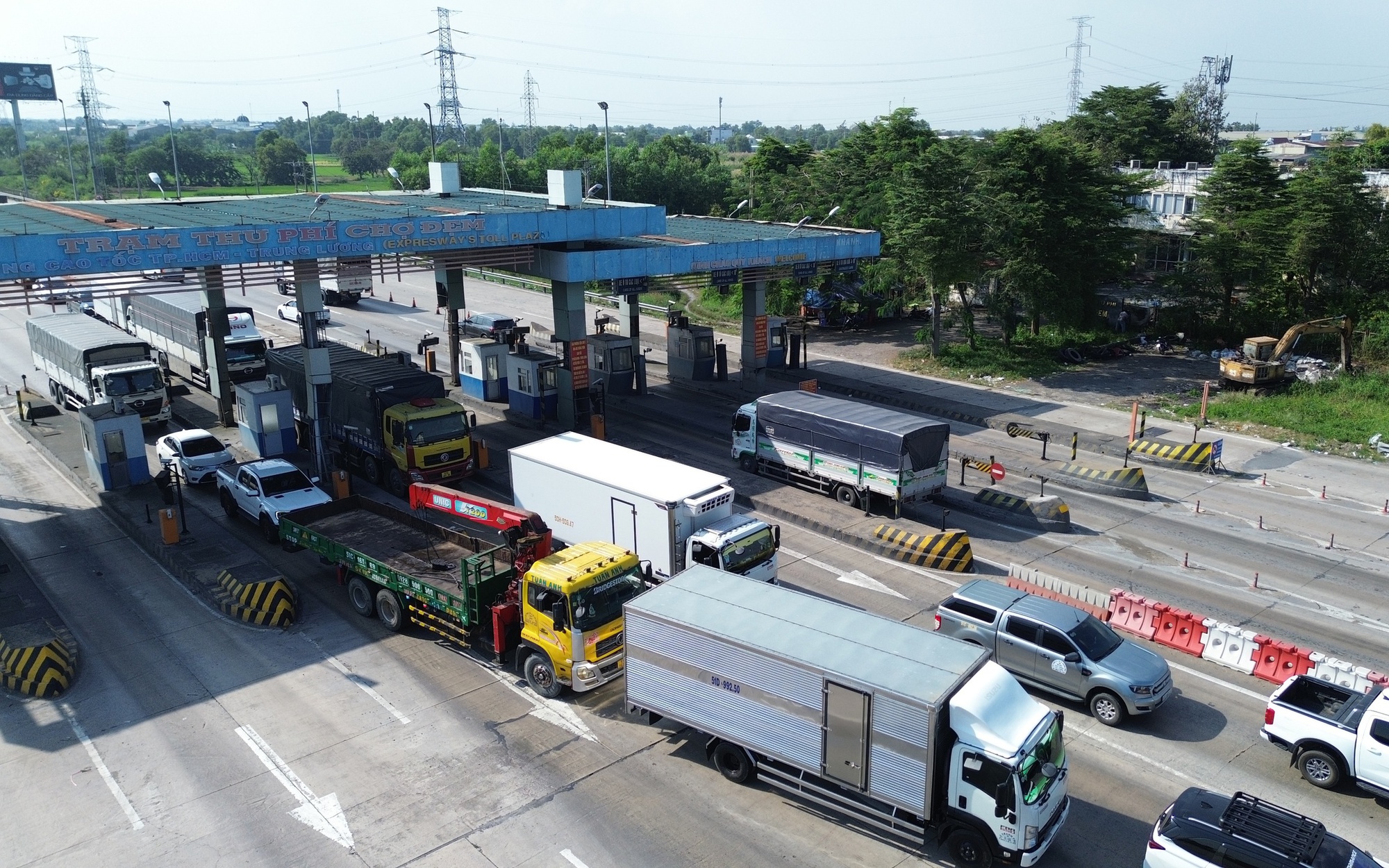 Hiện trạng cao tốc TP.HCM - Trung Lương trước ng&agrave;y khởi c&ocirc;ng n&acirc;ng cấp, mở rộng