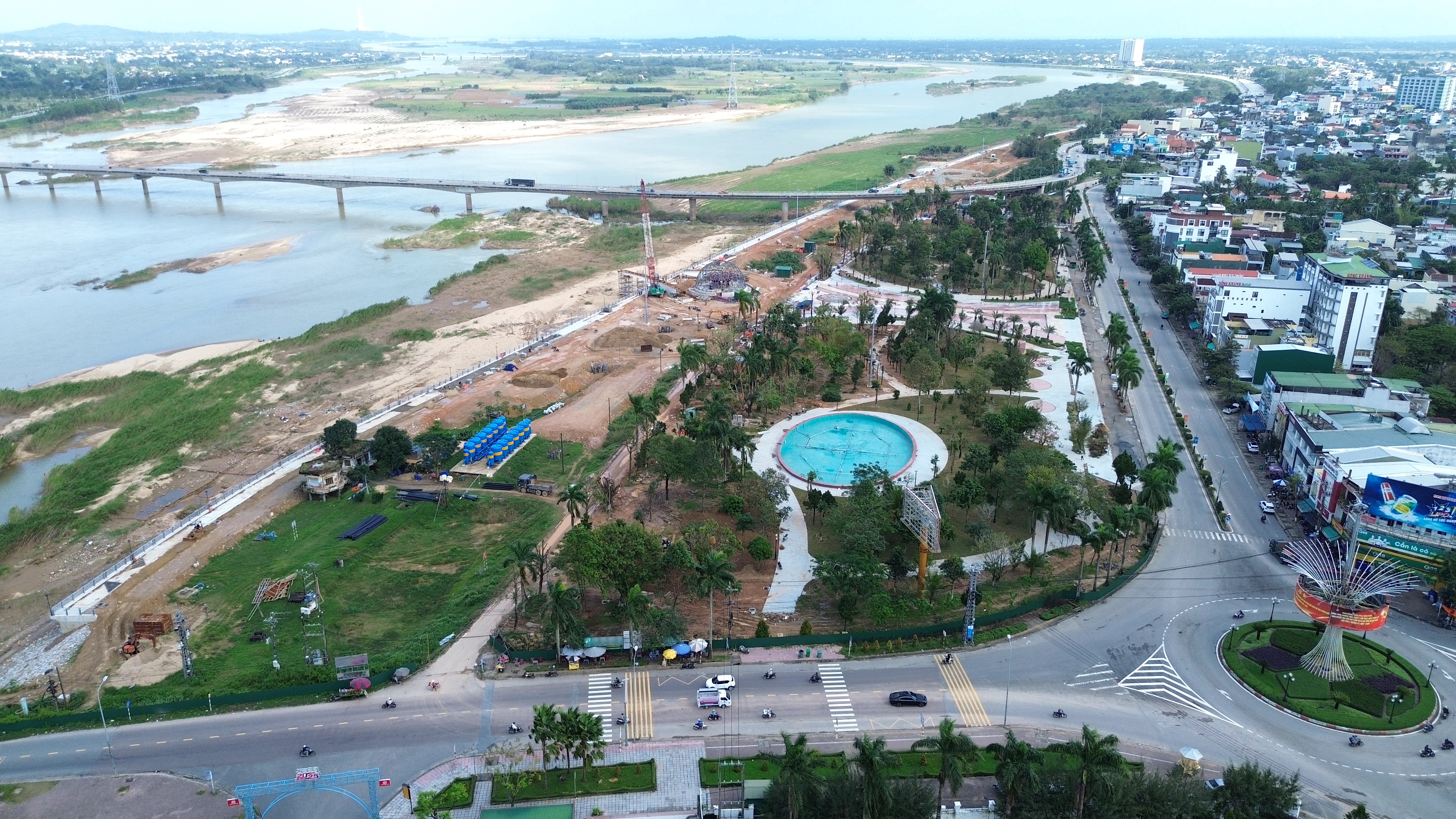 Diện mạo mới bờ Nam sông Trà Khúc đang dần thành hình- Ảnh 1.