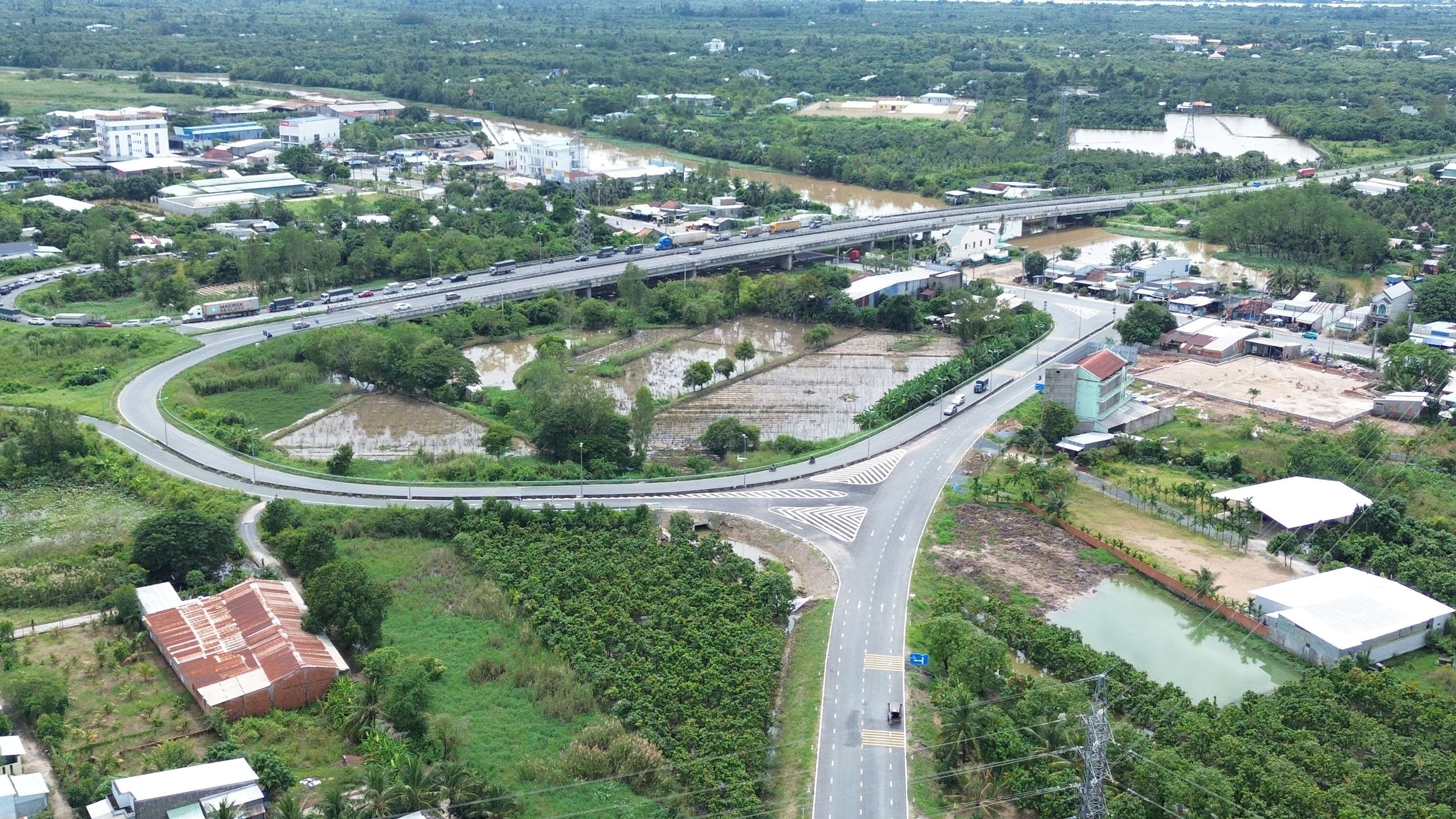 Cận cảnh nút giao Lộ Tẻ kết nối Đồng Tháp - An Giang - Cần Thơ- Ảnh 10. Cận cảnh nút giao Lộ Tẻ kết nối Đồng Tháp - An Giang - Cần Thơ- Ảnh 10.