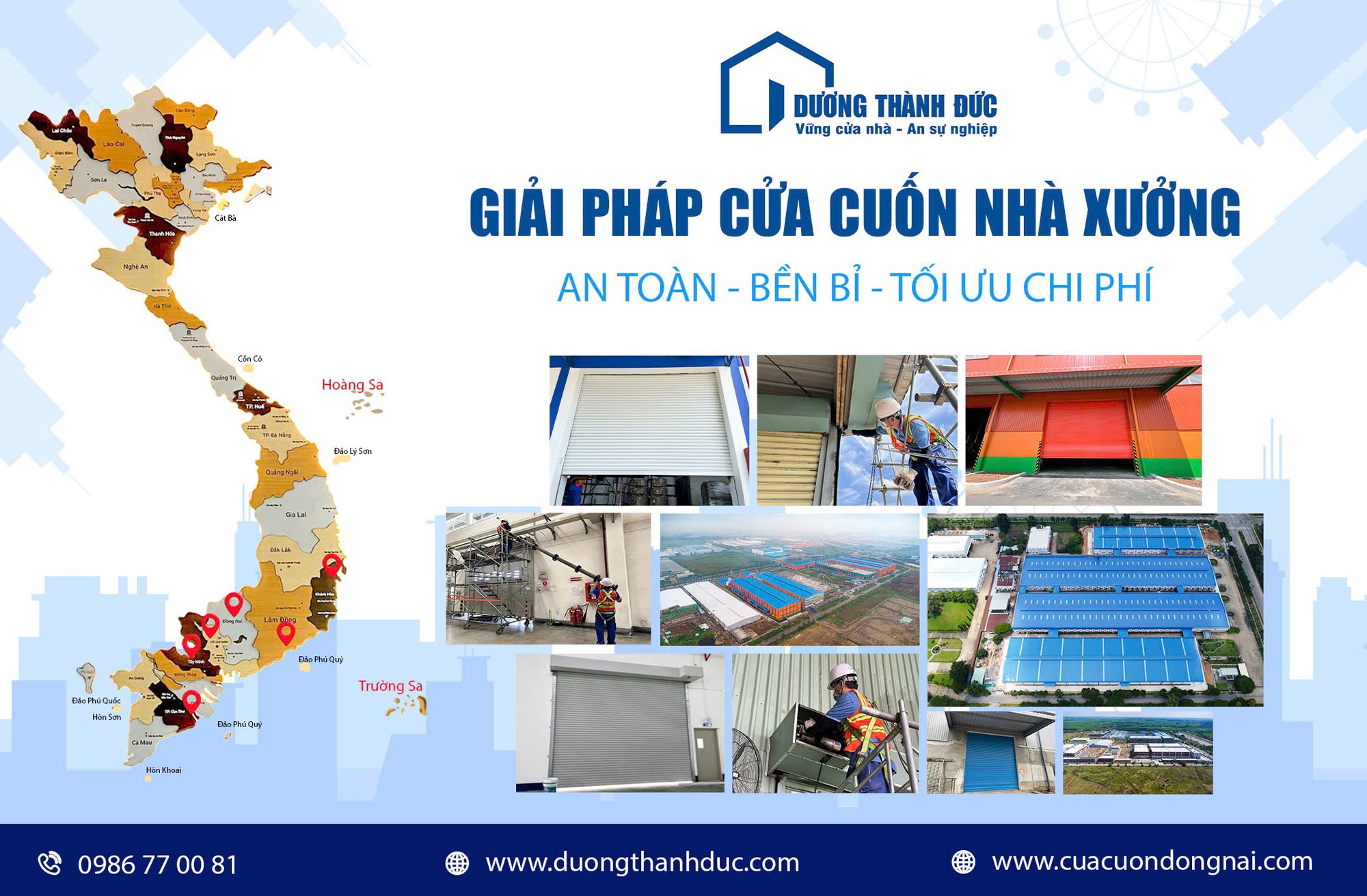 Dương Th&agrave;nh Đức - đối t&aacute;c giải ph&aacute;p cửa cuốn nh&agrave; xưởng uy t&iacute;n tại Đ&ocirc;ng Nam Bộ- Ảnh 1.