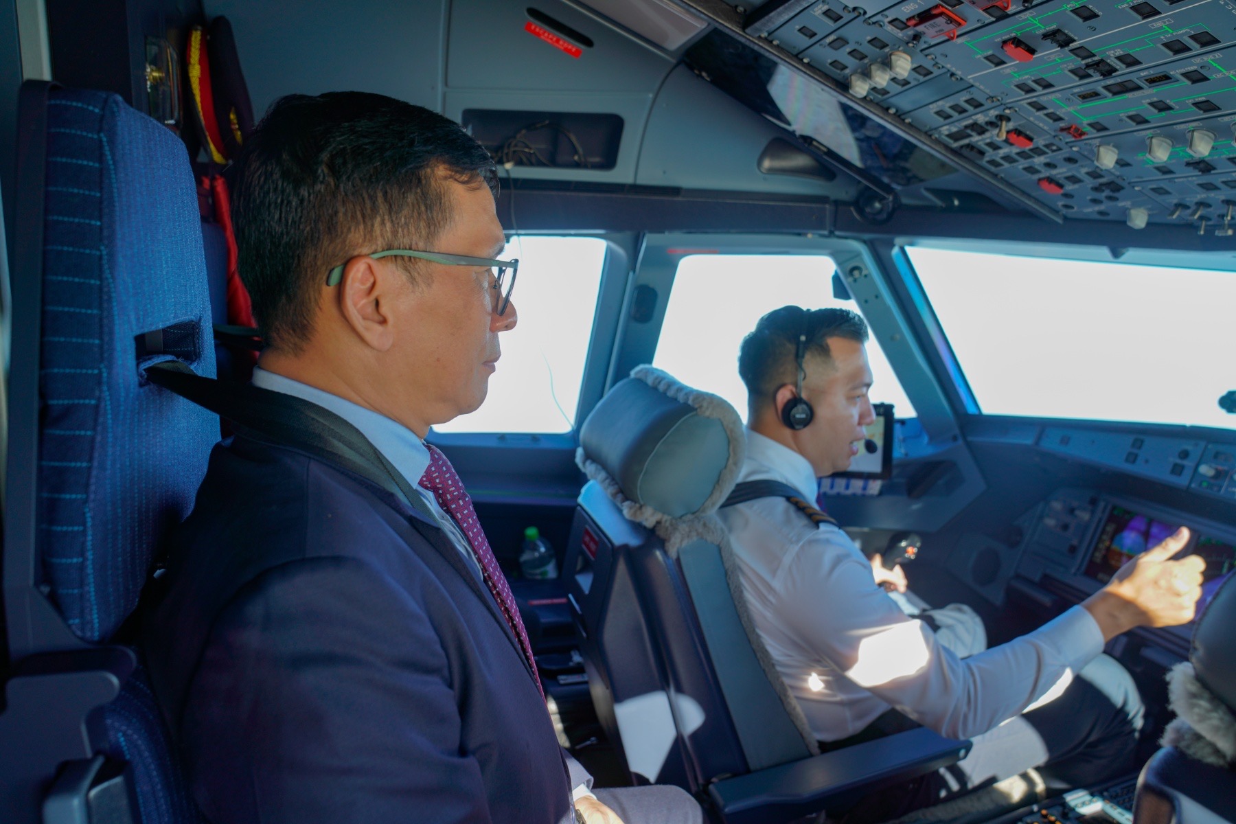 Vietjet cất n&oacute;c hangar chuẩn quốc tế, khai trương chuyến bay tới Cảng HKQT Long Th&agrave;nh- Ảnh 4.