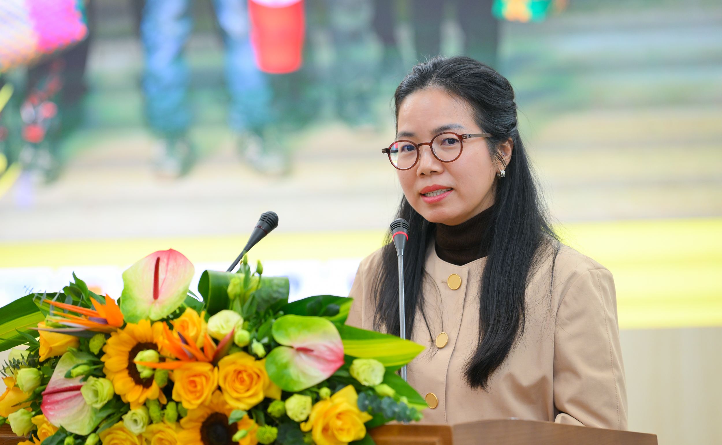 Bà Nguyễn Trình Thuỳ Trang - Phó Tổng Giám đốc Coteccons.