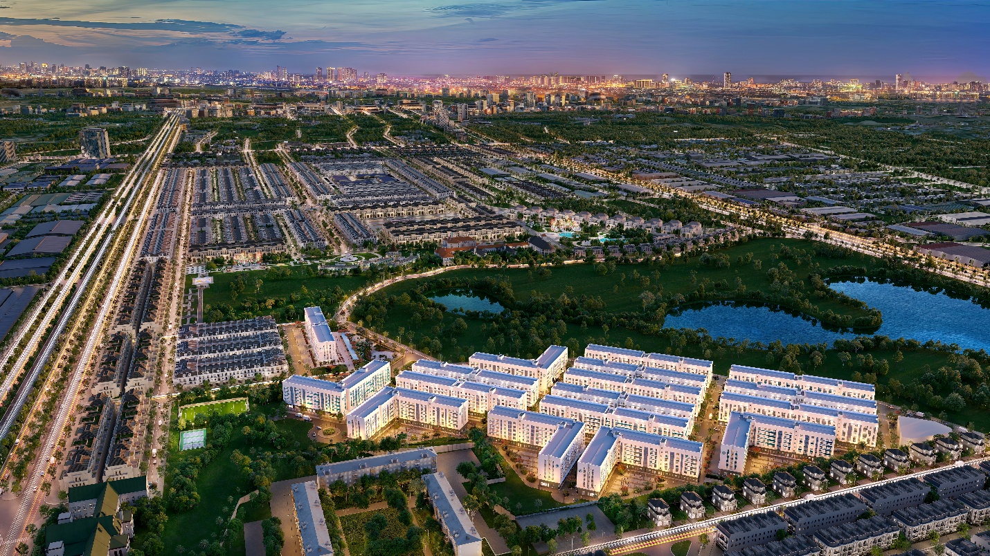 An aerial view of a city  AI-generated content may be incorrect.