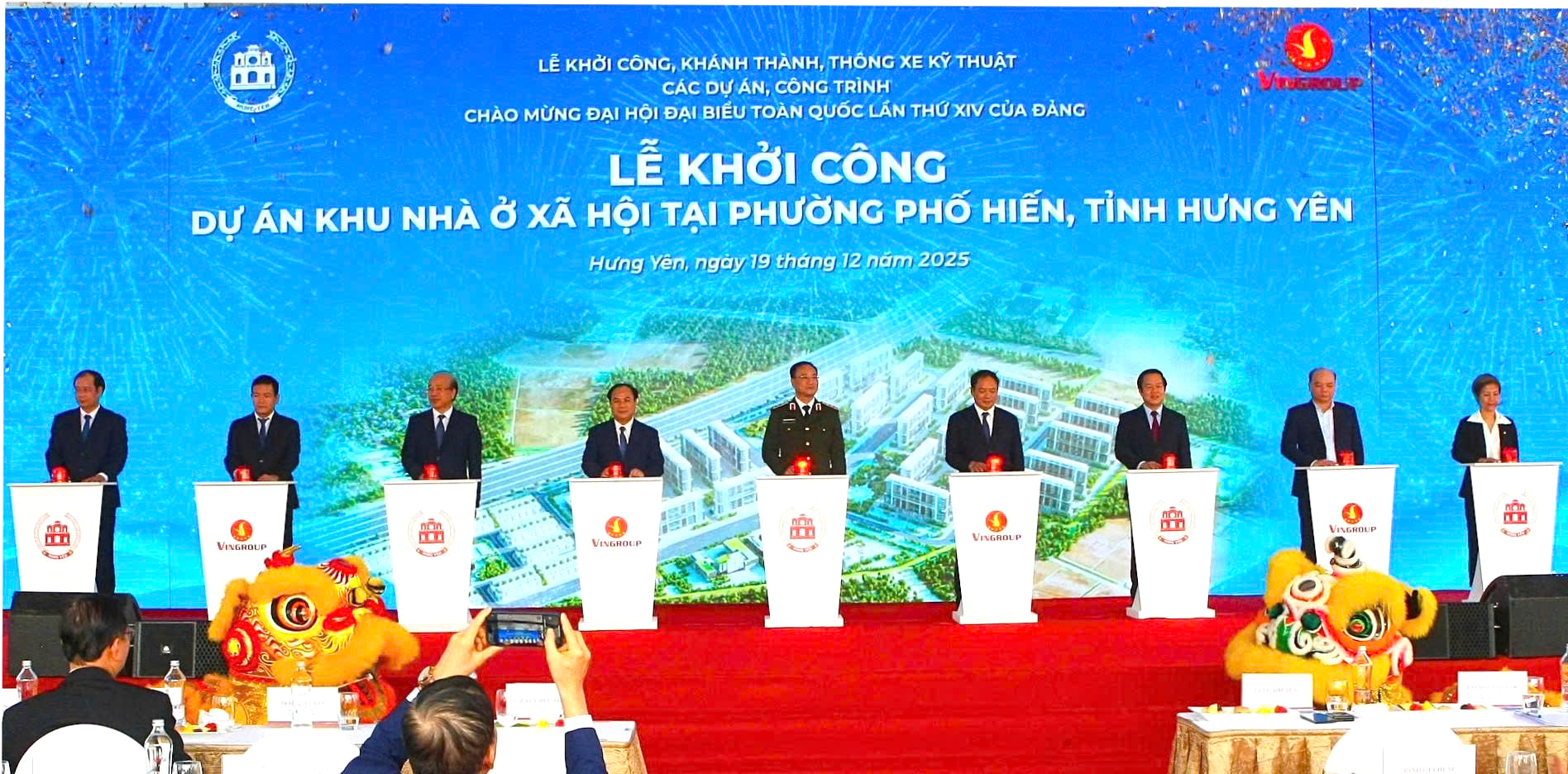 Hưng Yên: Khởi công hai dự án nhà ở xã hội hơn 7.300 tỷ đồng- Ảnh 1.