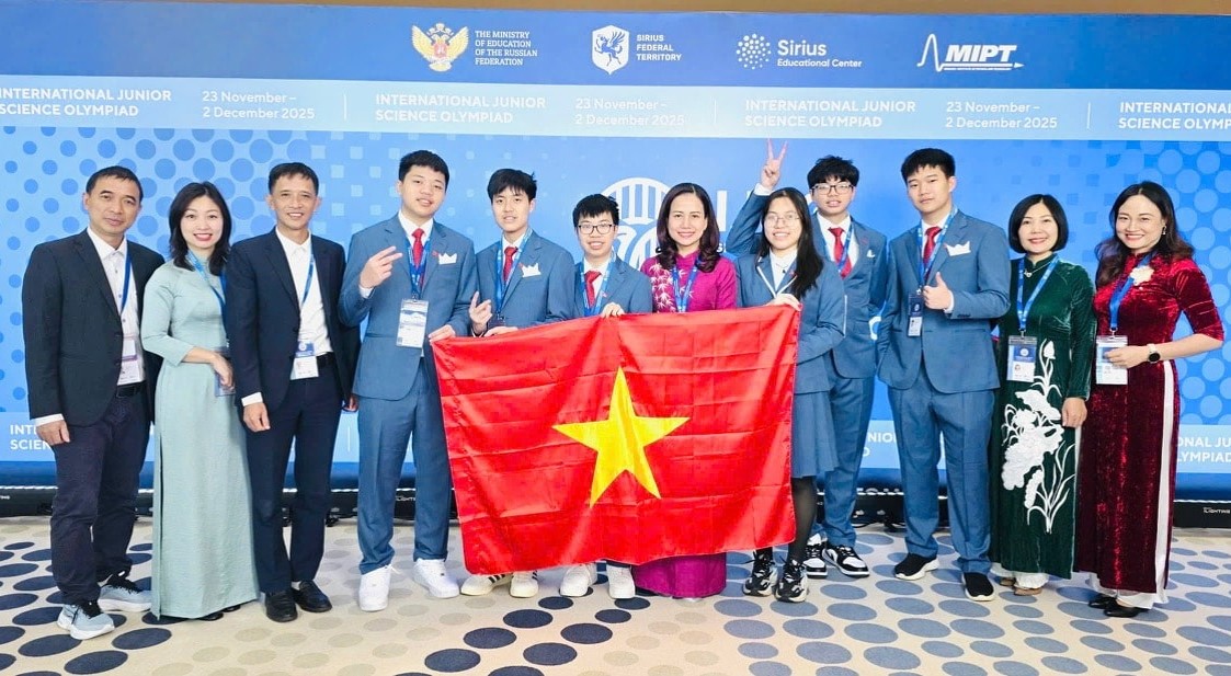 Học sinh Việt Nam giành 6 huy chương tại Olympic Khoa học trẻ thế giới- Ảnh 1.