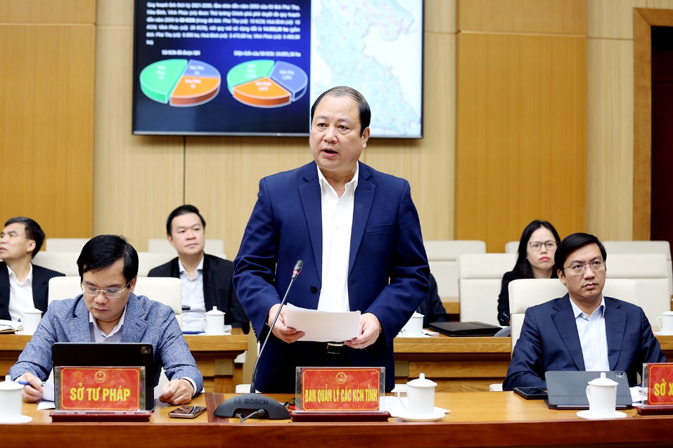 Ph&uacute; Thọ thực hiện nhiều giải ph&aacute;p ph&aacute;t triển quy hoạch khu c&ocirc;ng nghiệp v&agrave; cụm c&ocirc;ng nghiệp- Ảnh 2.