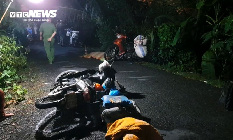 Hiện trường vụ tai nạn - Ảnh: VTC News.