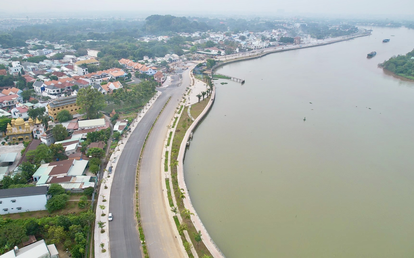 Diện mạo trục cảnh quan 2.000 tỷ đồng d&agrave;i hơn 5km uốn lượn ven s&ocirc;ng Đồng Nai