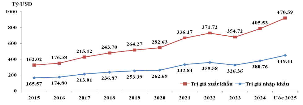 Thập kỷ bứt ph&aacute; xuất nhập khẩu: T&iacute;n hiệu mạnh v&agrave; nỗi lo năm 2026- Ảnh 2.