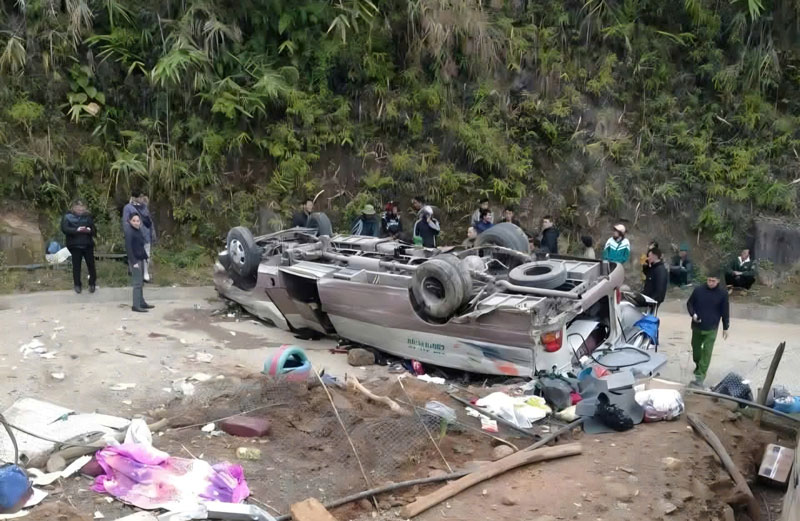 Hiện trường vụ tai.