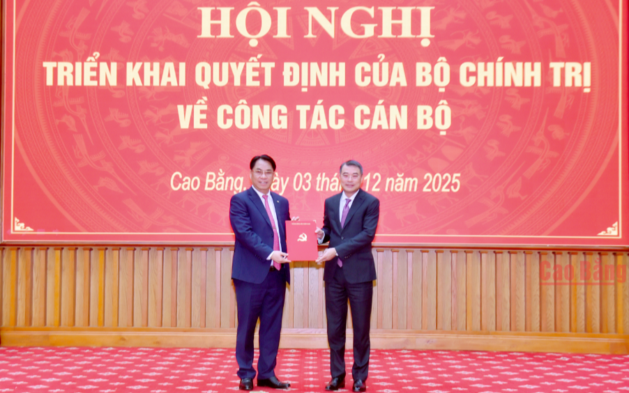 Phó Ban Tổ chức Trung ương Phan Thăng An làm Bí thư Tỉnh ủy Cao Bằng- Ảnh 1.
