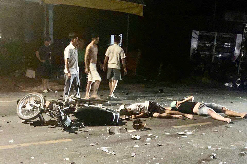 Hiện trường vụ tai nạn. Hiện trường vụ tai nạn.