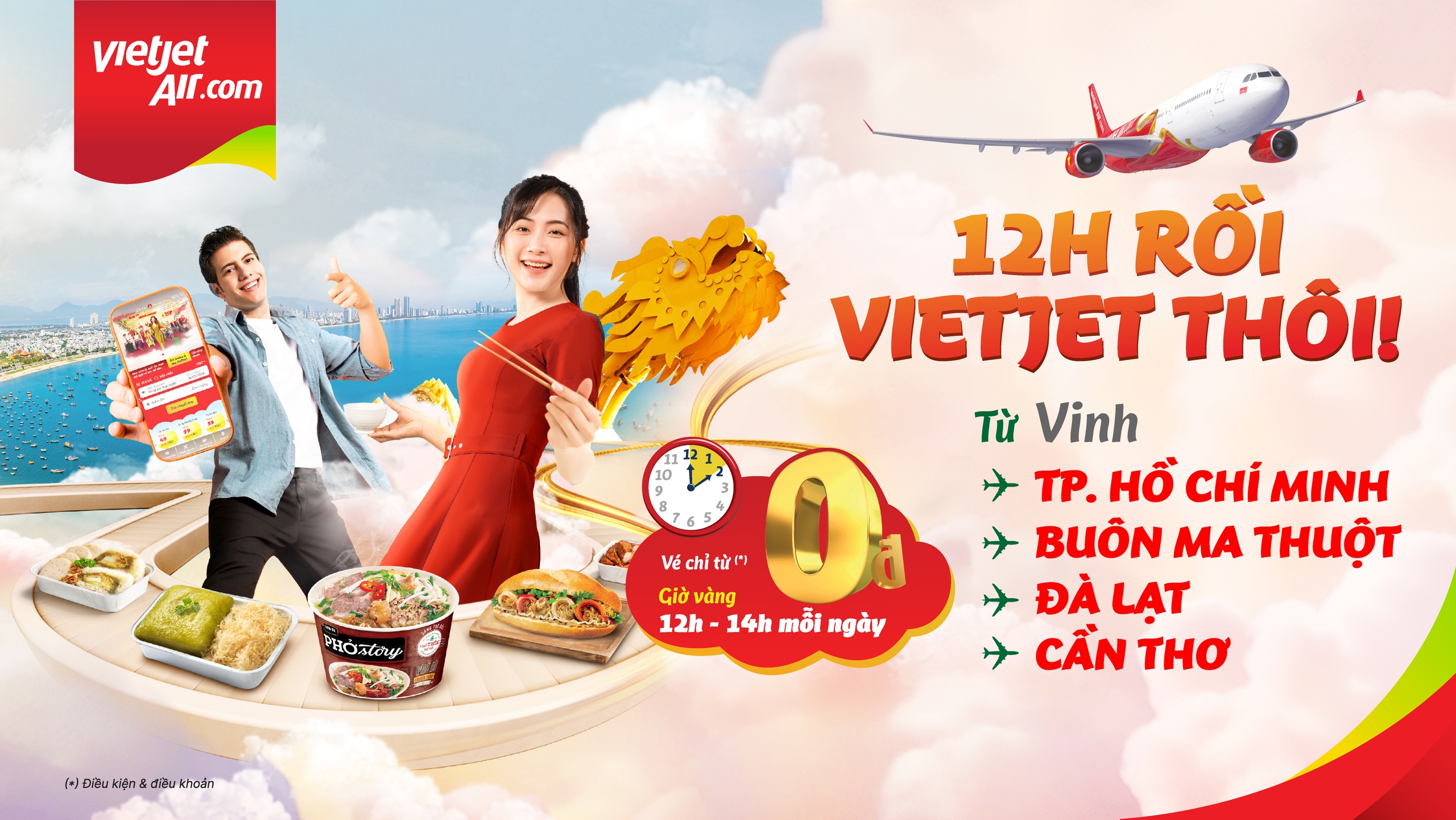 Bay cùng Vietjet đến Vinh: Đón mùa đoàn viên thuận tiện hơn, giá vé chỉ từ 0 đồng- Ảnh 1. Bay cùng Vietjet đến Vinh: Đón mùa đoàn viên thuận tiện hơn, giá vé chỉ từ 0 đồng- Ảnh 1.