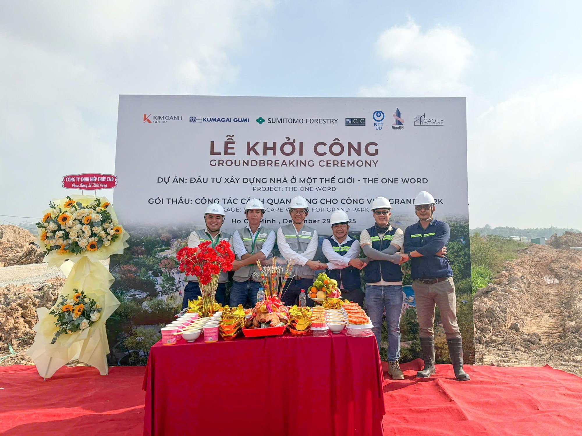 Cao L&ecirc; Land Concept khởi c&ocirc;ng dự &aacute;n The One World-g&oacute;i thầu cảnh quan c&ocirc;ng vi&ecirc;n Grand Park- Ảnh 1.