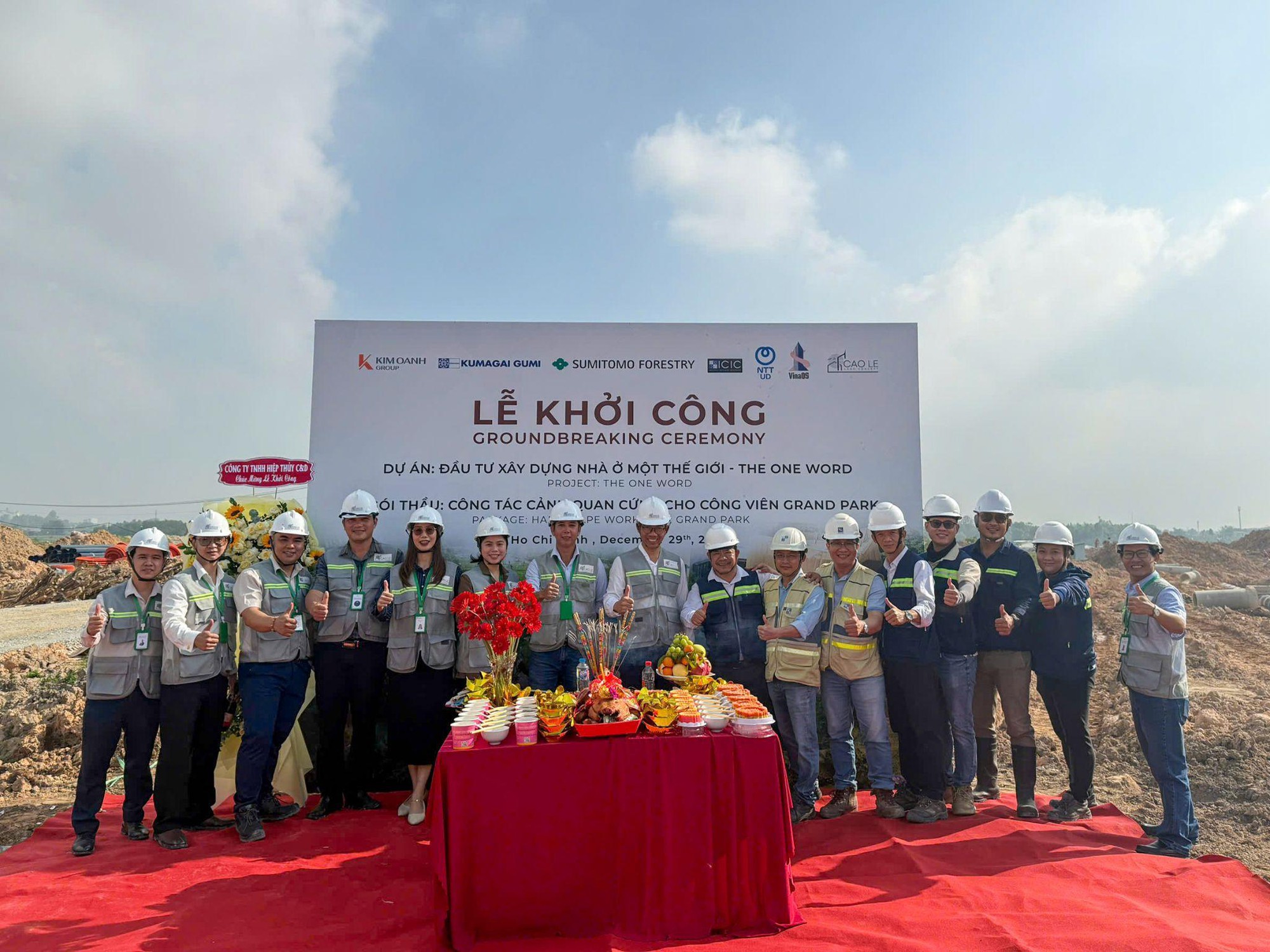 Cao L&ecirc; Land Concept khởi c&ocirc;ng dự &aacute;n The One World-g&oacute;i thầu cảnh quan c&ocirc;ng vi&ecirc;n Grand Park- Ảnh 2.