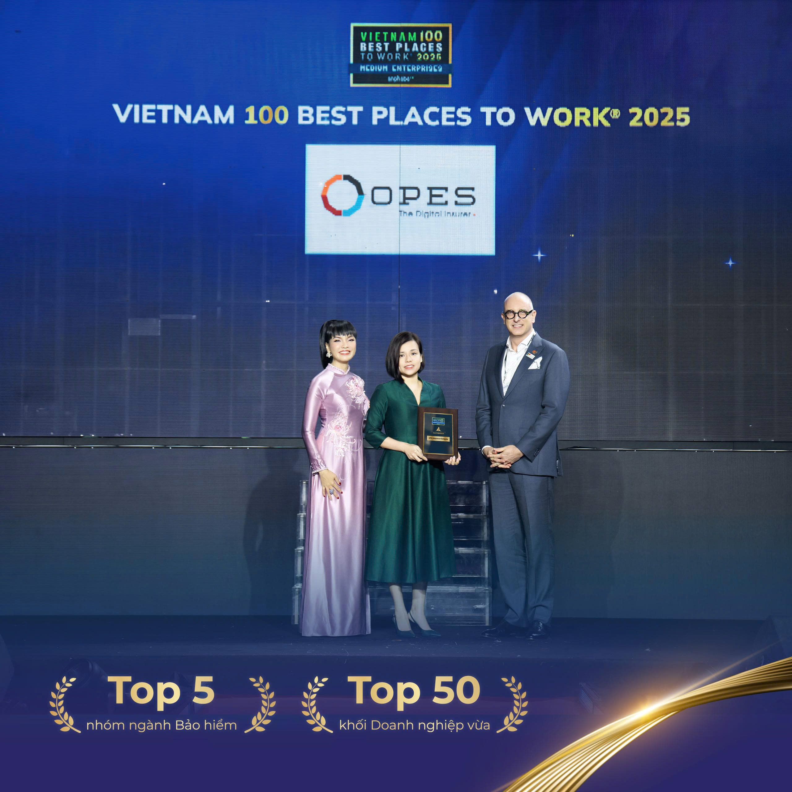 OPES đã giành nhiều giải thưởng uy tín trong lĩnh vực nhân sự. OPES đã giành nhiều giải thưởng uy tín trong lĩnh vực nhân sự.