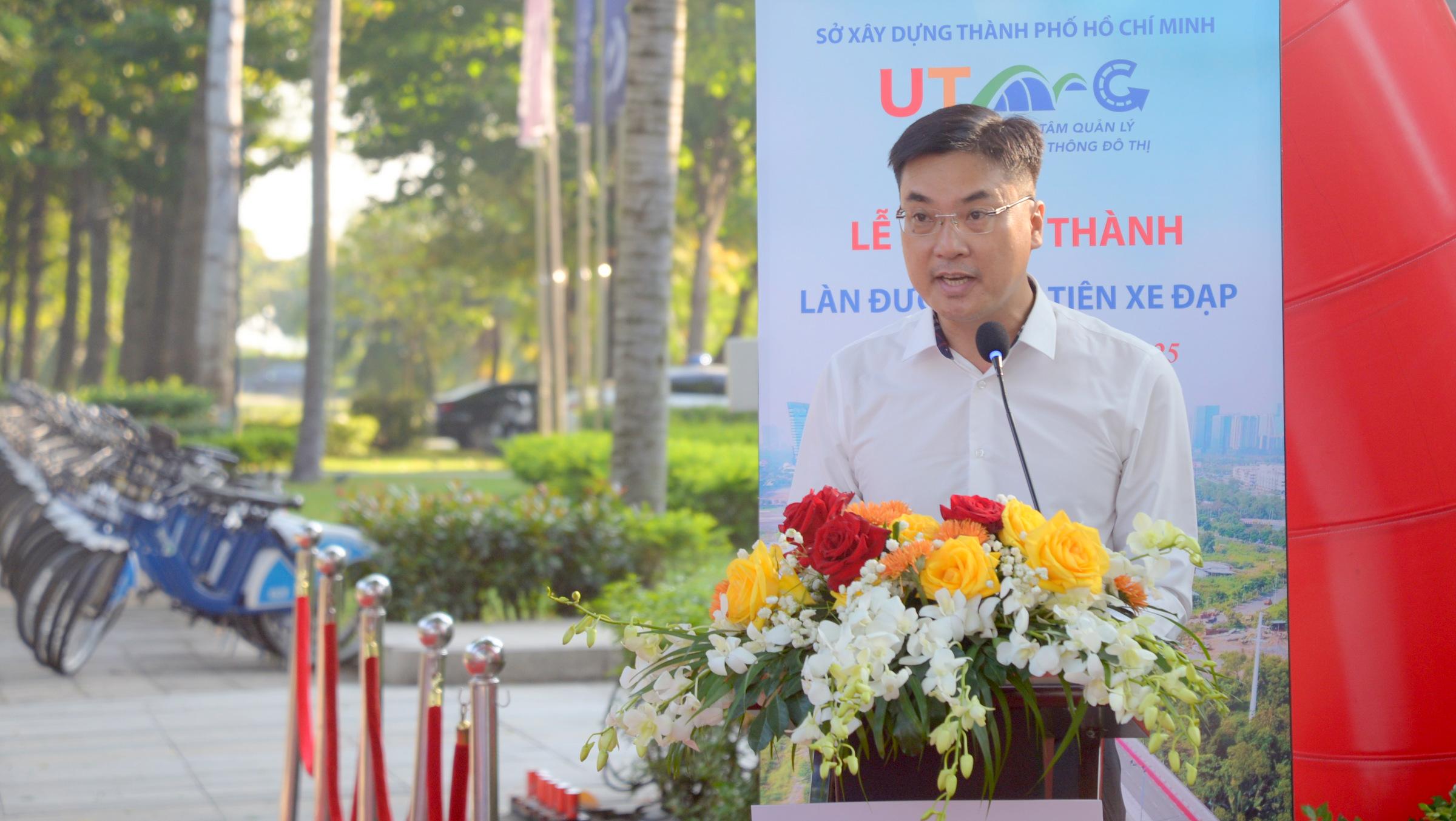 TP.HCM kh&aacute;nh th&agrave;nh l&agrave;n đường ưu ti&ecirc;n xe đạp d&agrave;i gần 6km tr&ecirc;n đại lộ Mai Ch&iacute; Thọ- Ảnh 1.