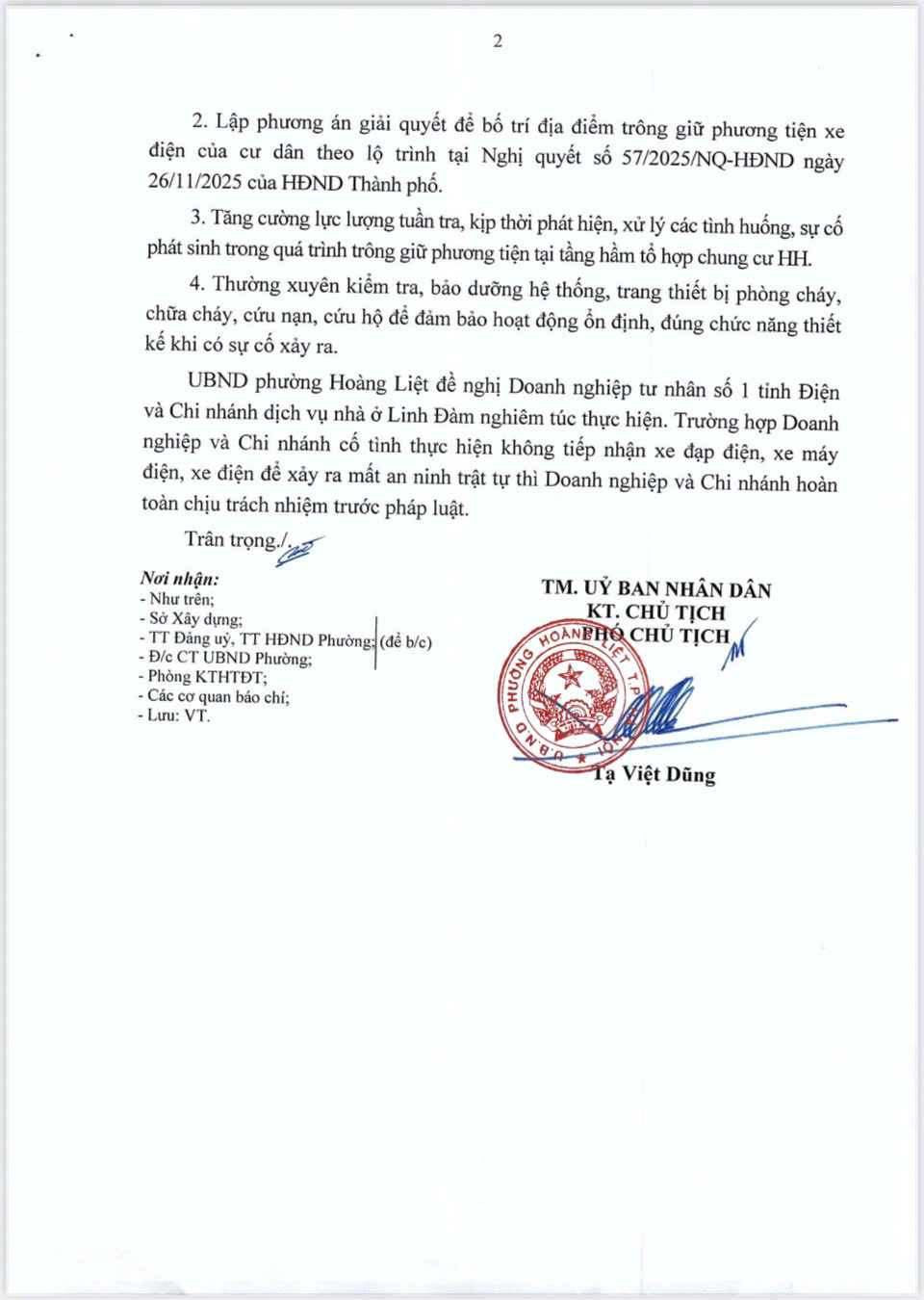 Chung cư HH Linh Đàm thông báo cấm xe điện: Hợp lý hay đi ngược chủ trương?- Ảnh 2.