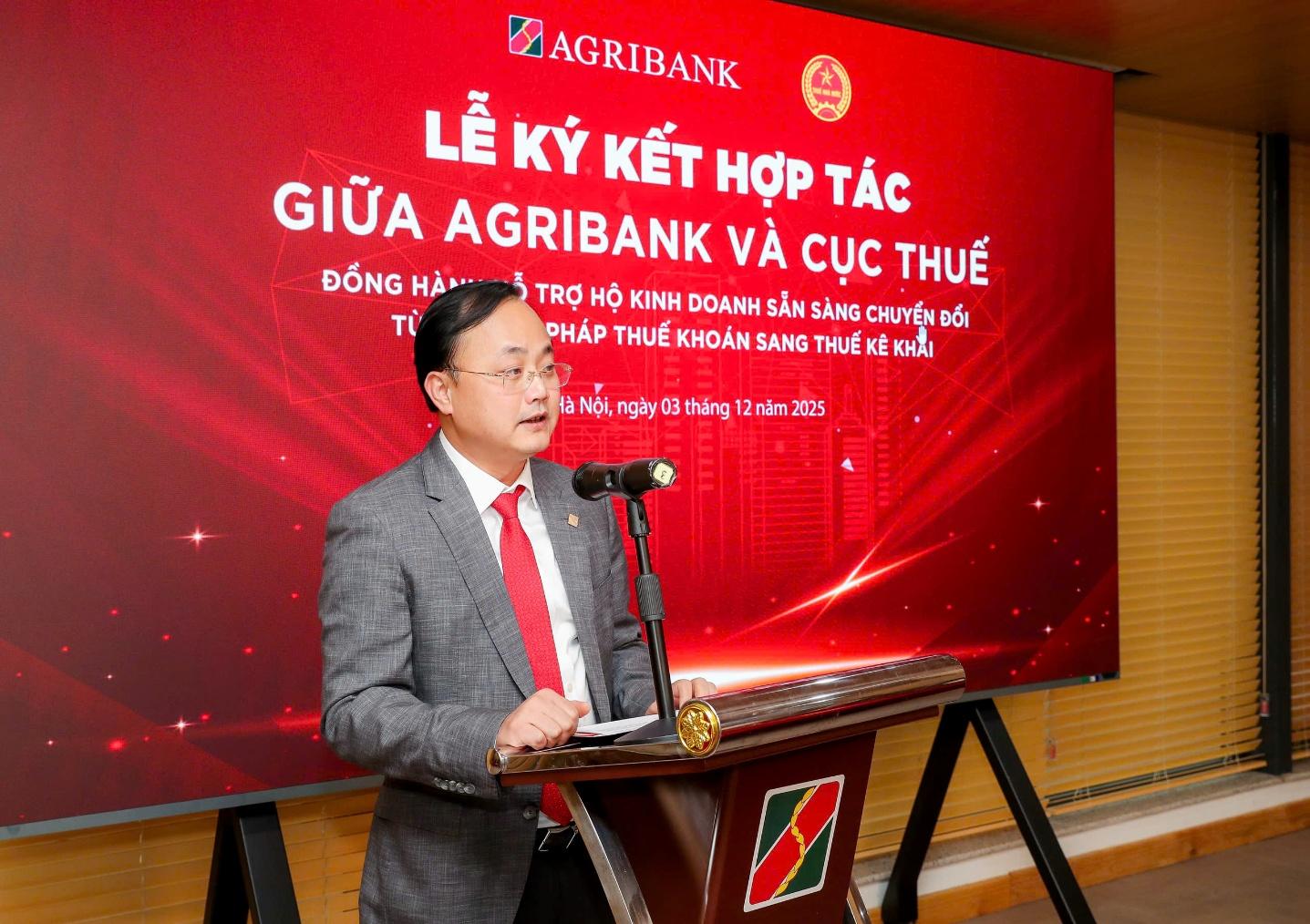 Agribank và Cục Thuế đồng hành hỗ trợ hộ kinh doanh chuyển đổi sang thuế kê khai- Ảnh 2.
