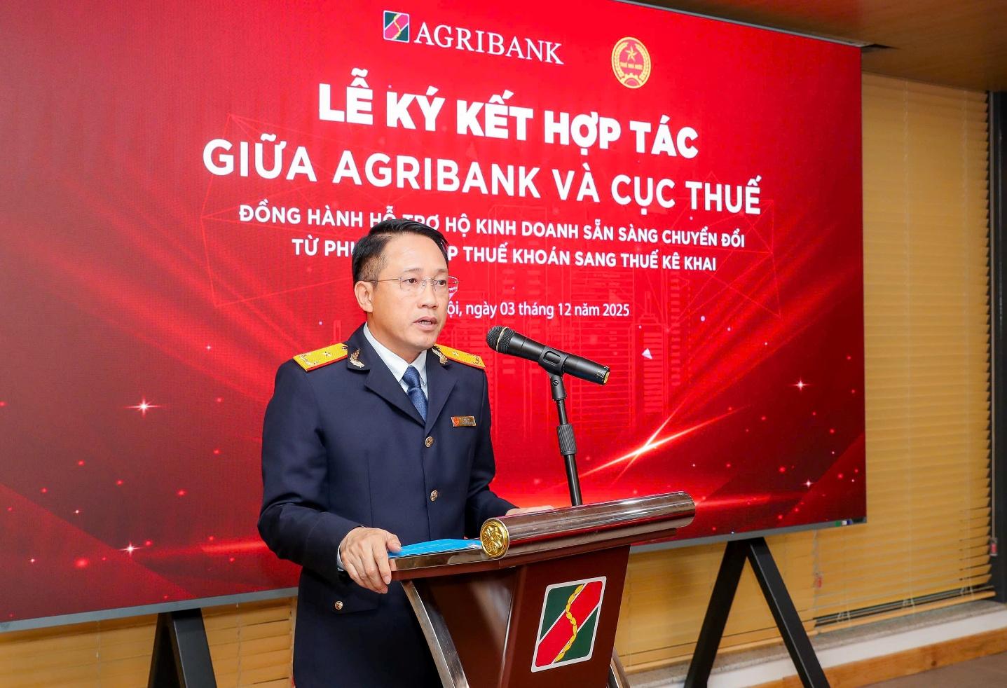 Agribank và Cục Thuế đồng hành hỗ trợ hộ kinh doanh chuyển đổi sang thuế kê khai- Ảnh 3.