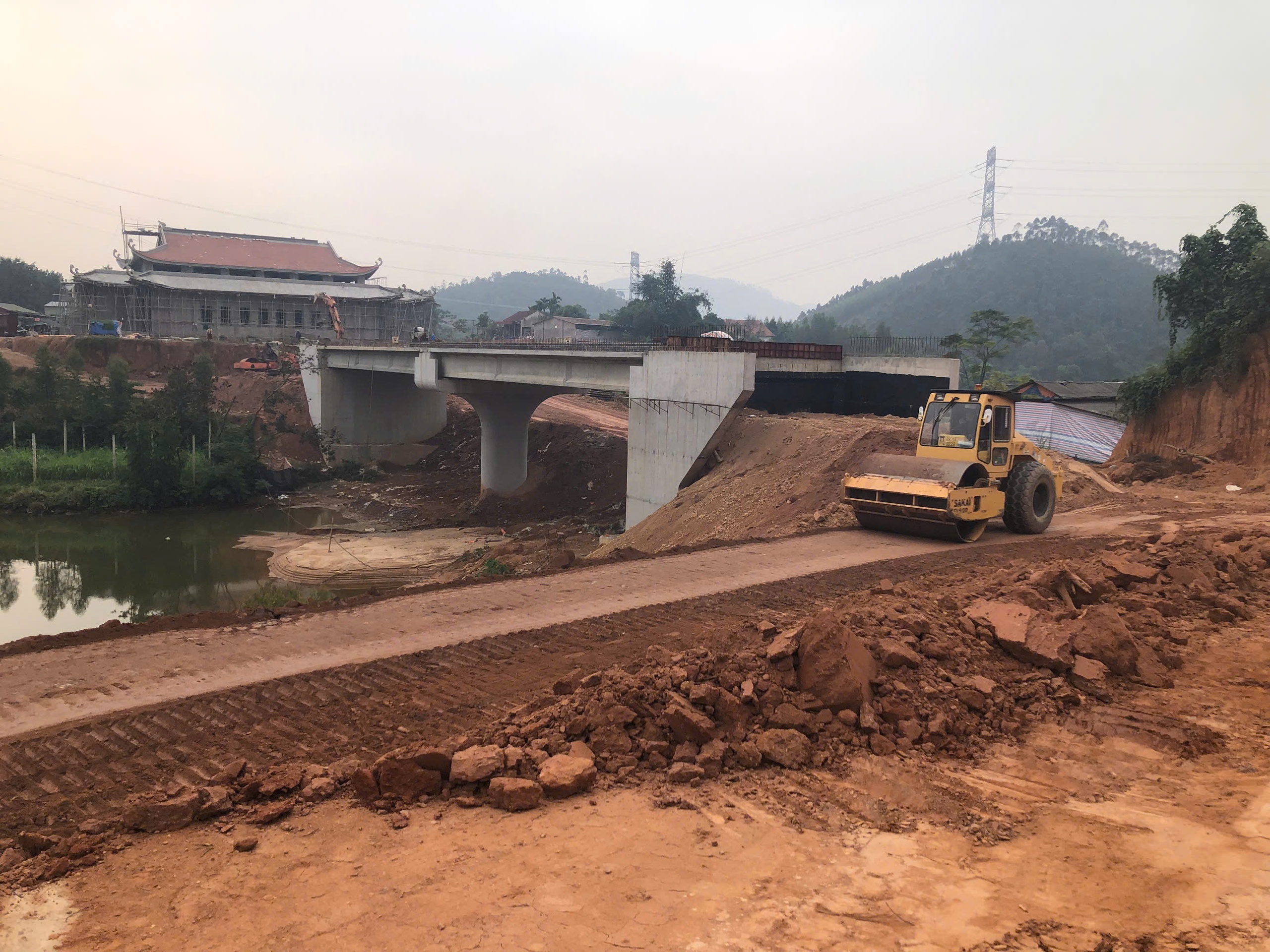 Phú Thọ: Xã Thái Hòa tập trung GPMB, thi công dự án Nghĩa trang Nhân dân Lập Thạch- Ảnh 1.