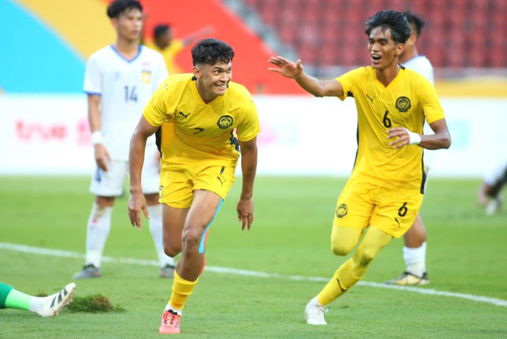 SEA Games 33: U22 Malaysia thắng đậm Lào- Ảnh 2. SEA Games 33: U22 Malaysia thắng đậm Lào- Ảnh 2.