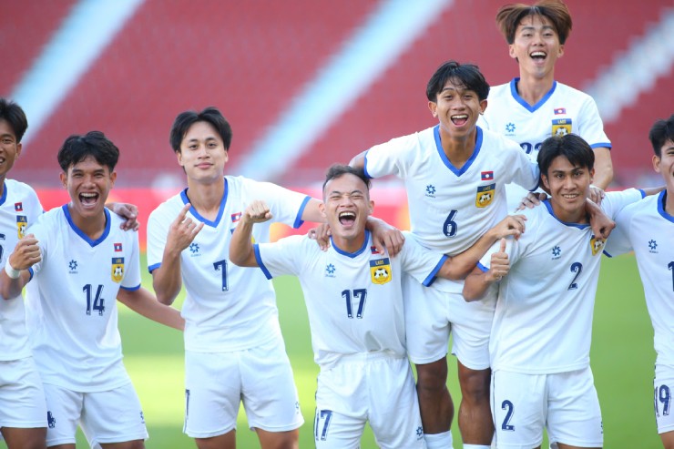 SEA Games 33: U22 Malaysia thắng đậm Lào- Ảnh 1. SEA Games 33: U22 Malaysia thắng đậm Lào- Ảnh 1.