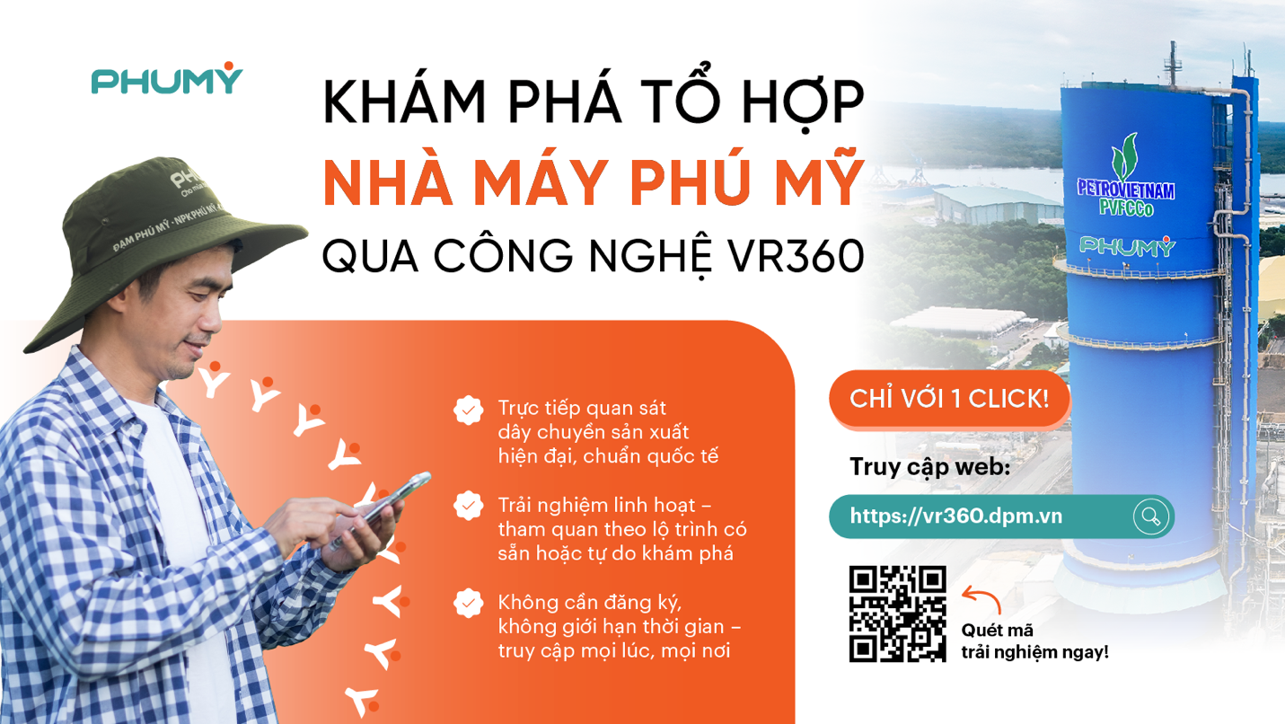 PVFCCo - Phú Mỹ ra mắt nền tảng tham quan Nhà máy Phú Mỹ trực tuyến bằng công nghệ VR360- Ảnh 2. PVFCCo - Phú Mỹ ra mắt nền tảng tham quan Nhà máy Phú Mỹ trực tuyến bằng công nghệ VR360- Ảnh 2.