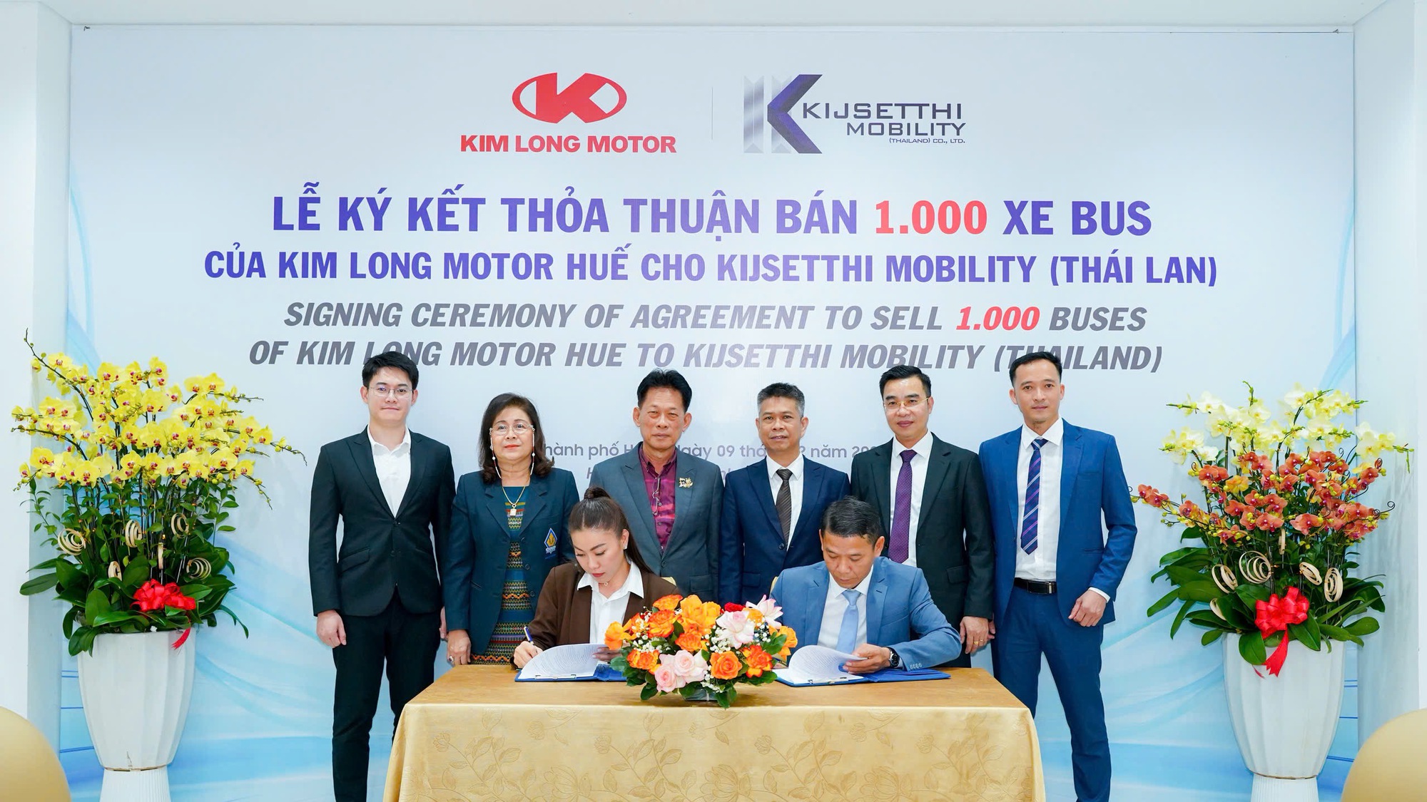 Kim Long Motor xuất khẩu 1.000 xe bus sang Thái Lan- Ảnh 1.