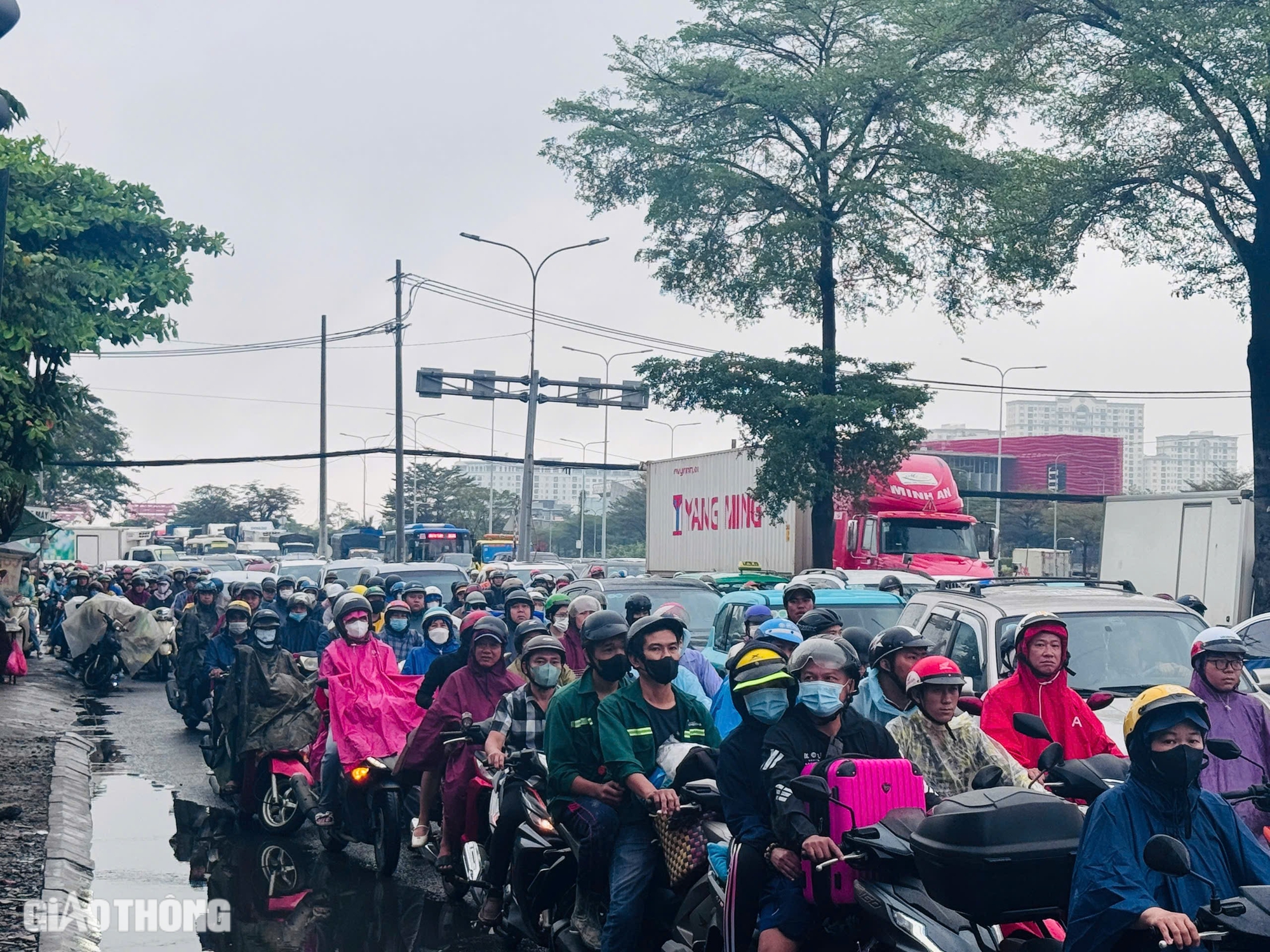 TP.HCM mưa lớn, hầm chui Nguyễn Văn Linh - Nguyễn Hữu Thọ ngập sâu- Ảnh 10.