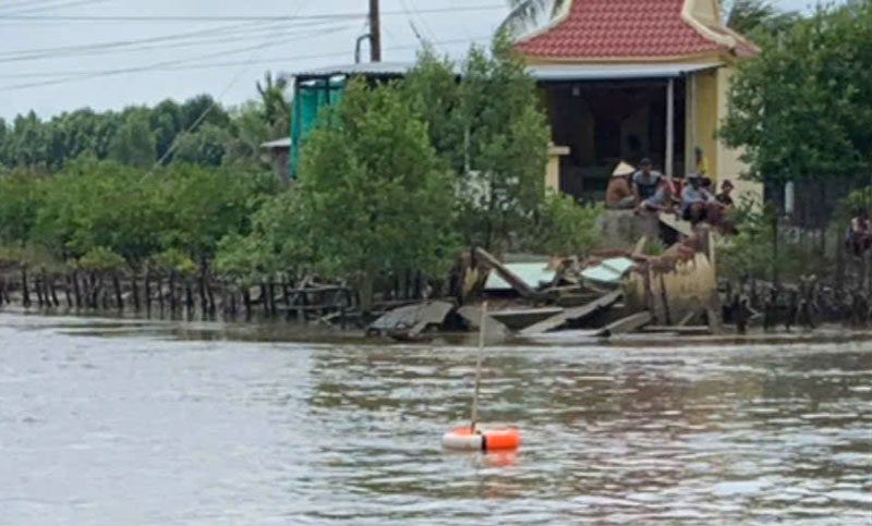 Khu vực tìm thấy thi thể bé trai 3 tuổi.