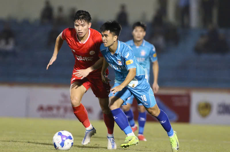 V-League: Thủng lưới phút 90+5, Đà Nẵng rơi chiến thắng trước Thể Công Viettel - Ảnh 1.