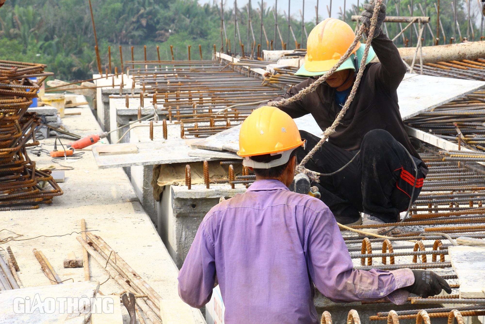 Toàn cảnh cầu Nhơn Trạch sắp hợp long, đường dẫn đã thảm nhựa- Ảnh 5.