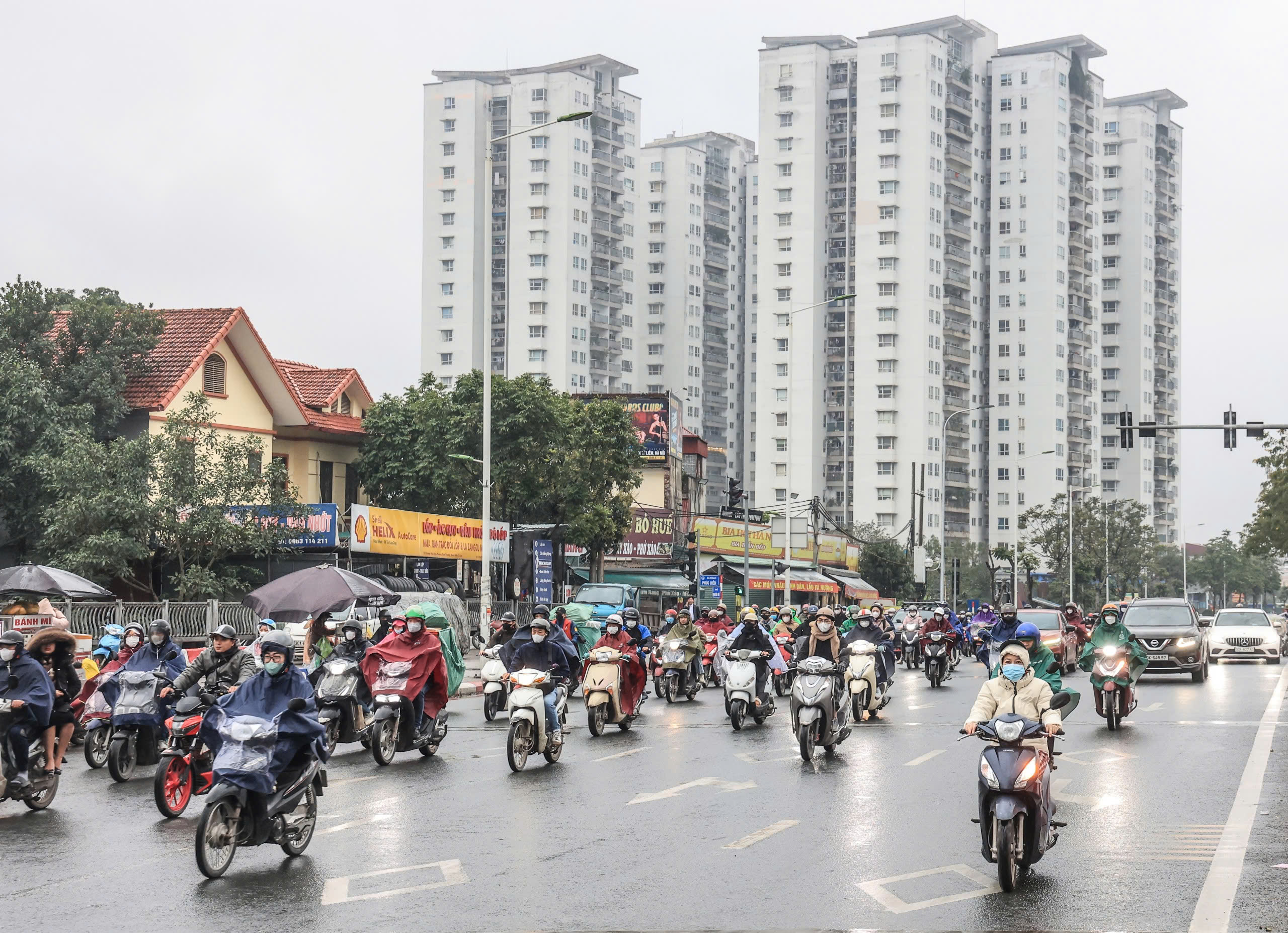 Hà Nội: Toàn cảnh ngã tư Trần Hữu Dực - Nguyễn Văn Giáp ngày đầu tổ chức lại giao thông- Ảnh 12.