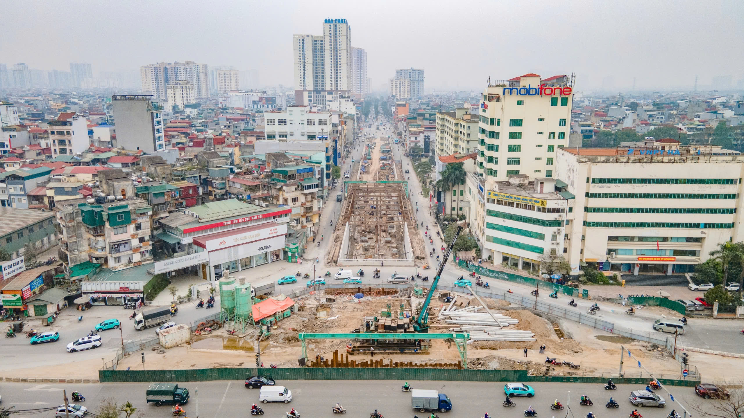 Toàn cảnh hầm chui Giải Phóng - Kim Đồng sau gần 2,5 năm thi công- Ảnh 3.