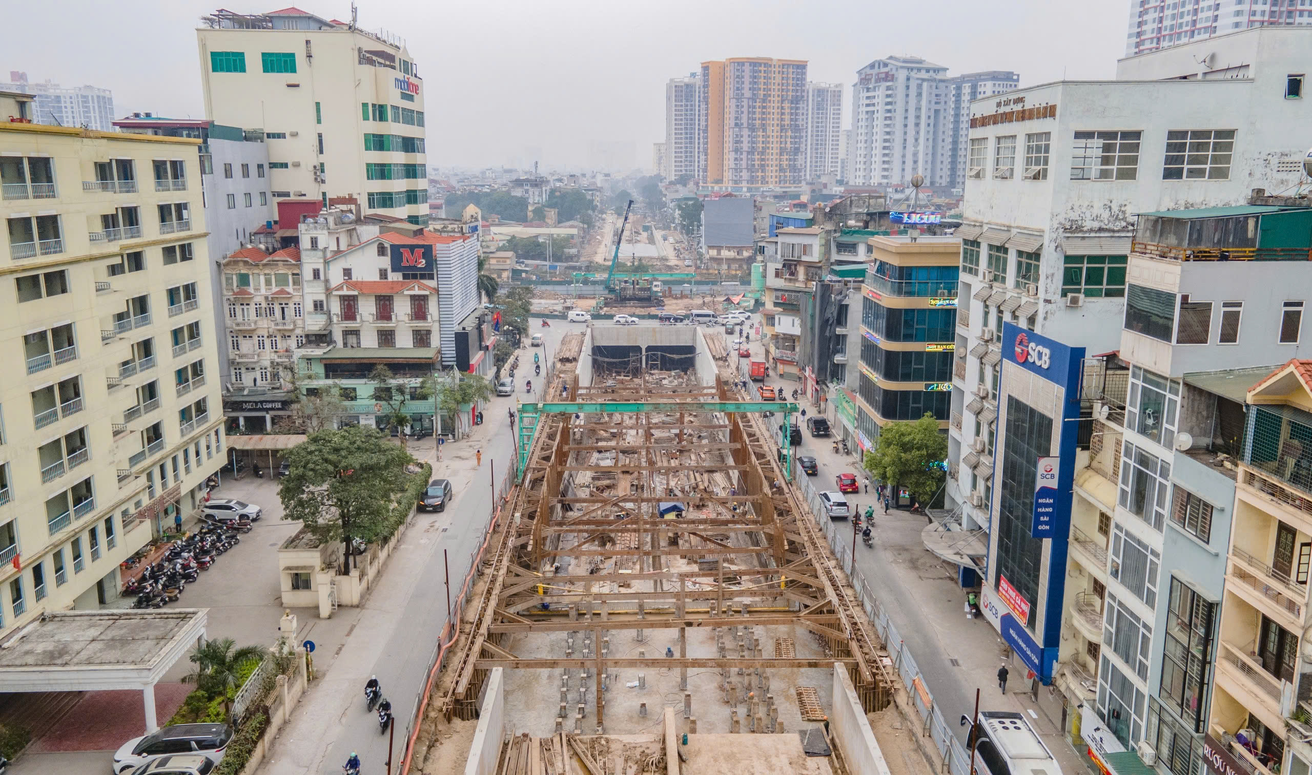 Toàn cảnh hầm chui Giải Phóng - Kim Đồng sau gần 2,5 năm thi công- Ảnh 5.