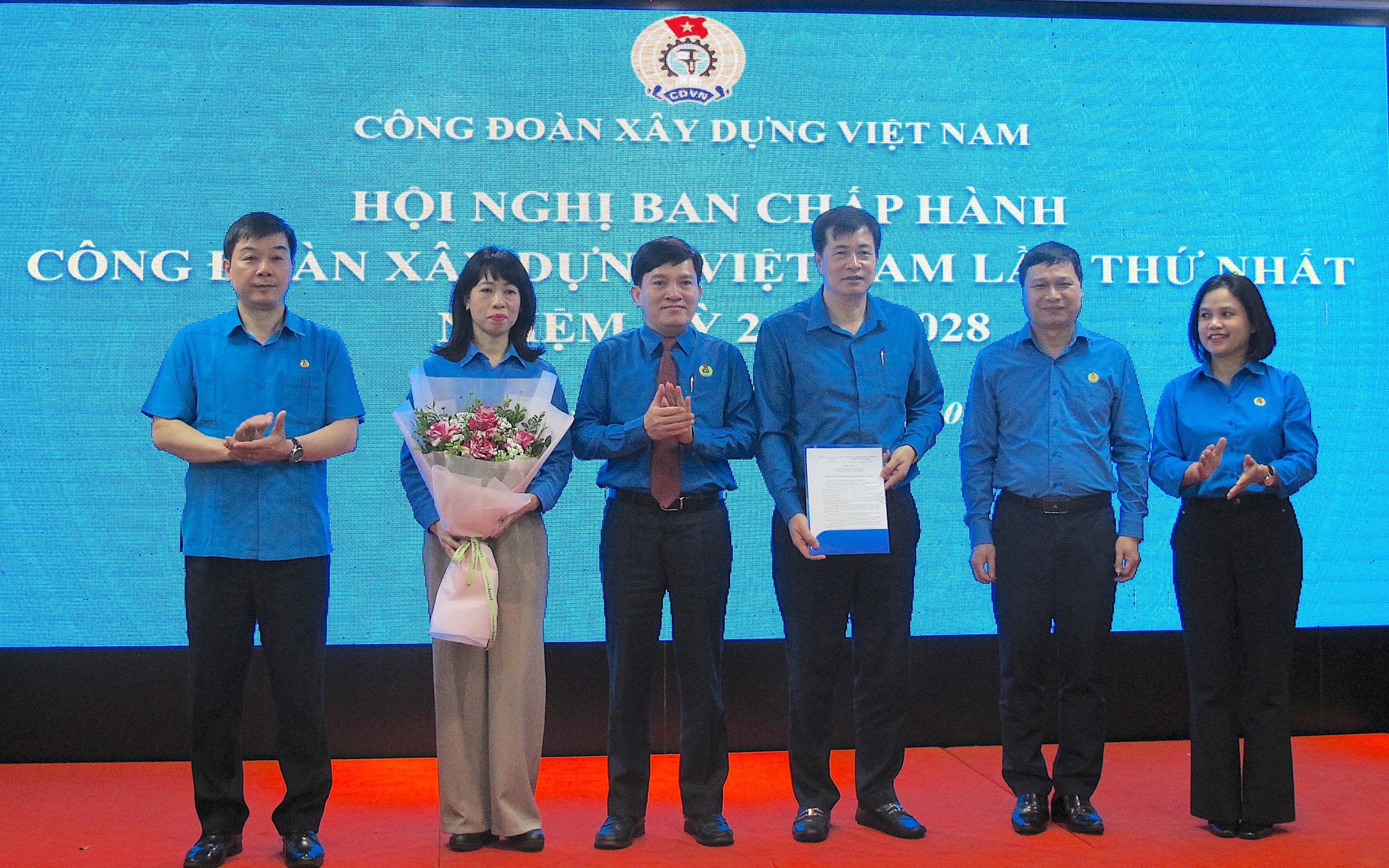 Ra mắt Ban chấp hành Công đoàn Xây dựng Việt Nam nhiệm kỳ 2023-2028