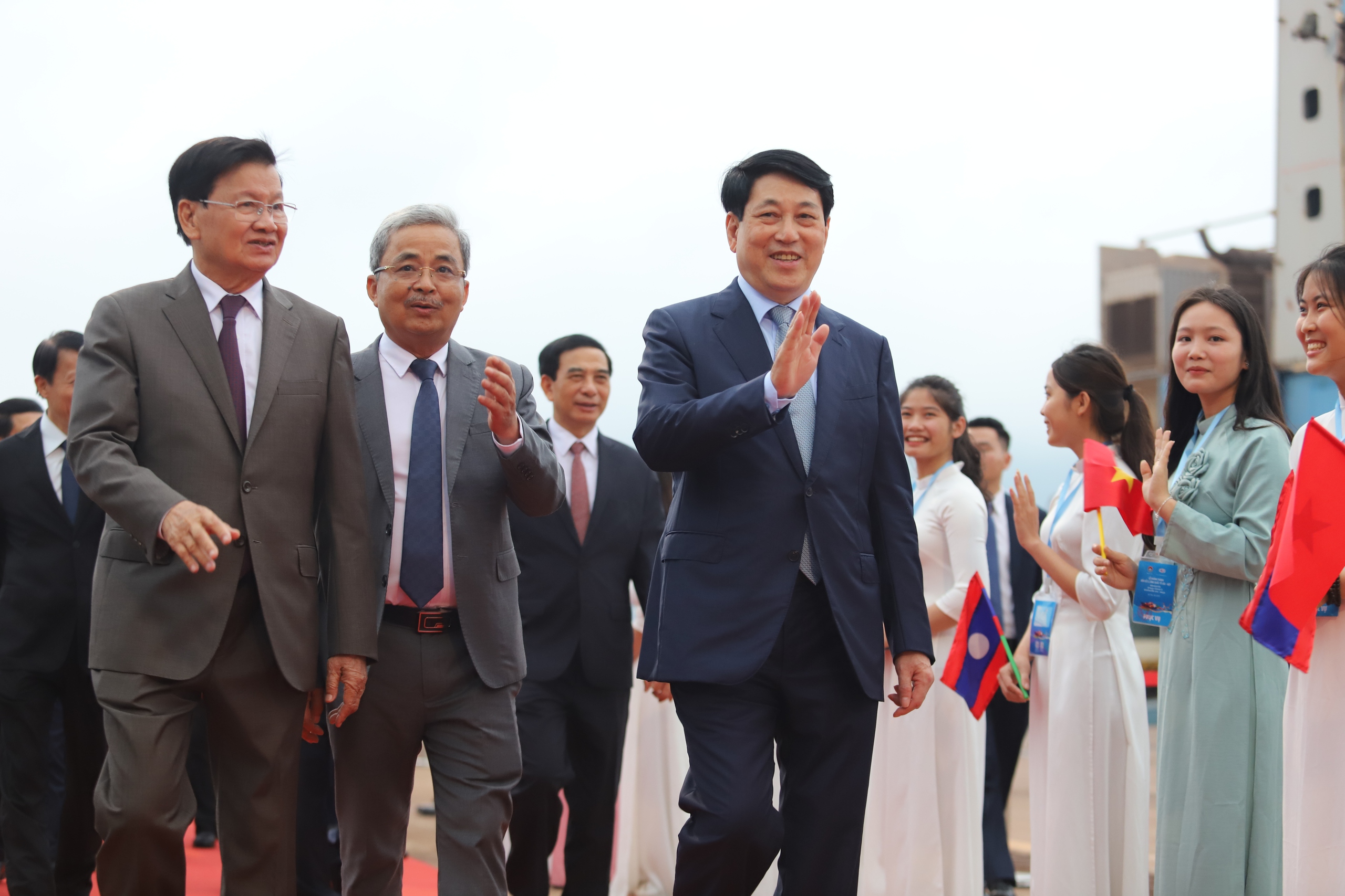 Khánh thành Bến số 3, Cảng quốc tế Lào - Việt tại Hà Tĩnh- Ảnh 1. Khánh thành Bến số 3, Cảng quốc tế Lào - Việt tại Hà Tĩnh- Ảnh 1.