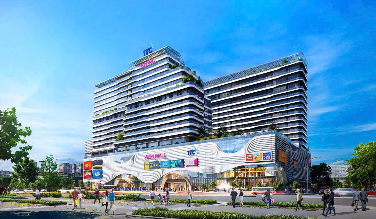 TTC Plaza Đà Nẵng hoàn thành cất nóc, bàn giao khối đế cho AeonMall Việt Nam đúng tiến độ- Ảnh 4. TTC Plaza Đà Nẵng hoàn thành cất nóc, bàn giao khối đế cho AeonMall Việt Nam đúng tiến độ- Ảnh 4.