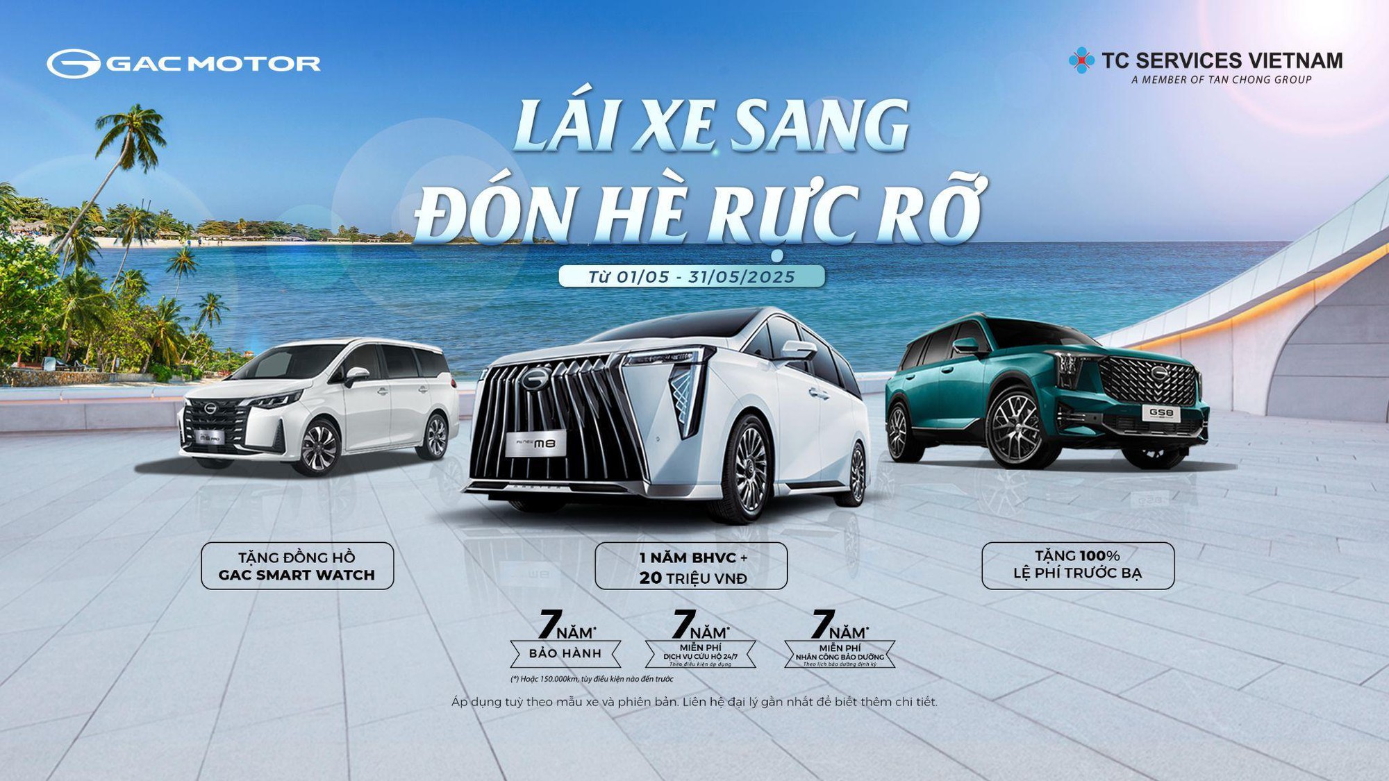 GAC MOTOR Việt Nam triển khai chương trình ưu đãi tháng 5/2025- Ảnh 1. GAC MOTOR Việt Nam triển khai chương trình ưu đãi tháng 5/2025- Ảnh 1.