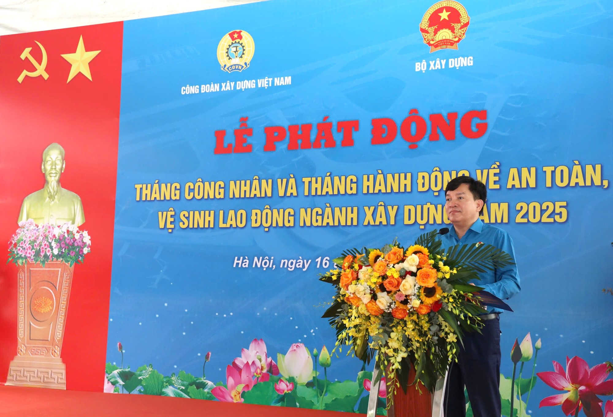 Công đoàn Xây dựng phát động Tháng Công nhân và Tháng hành động về ATVSLĐ 2025- Ảnh 3. Công đoàn Xây dựng phát động Tháng Công nhân và Tháng hành động về ATVSLĐ 2025- Ảnh 3.