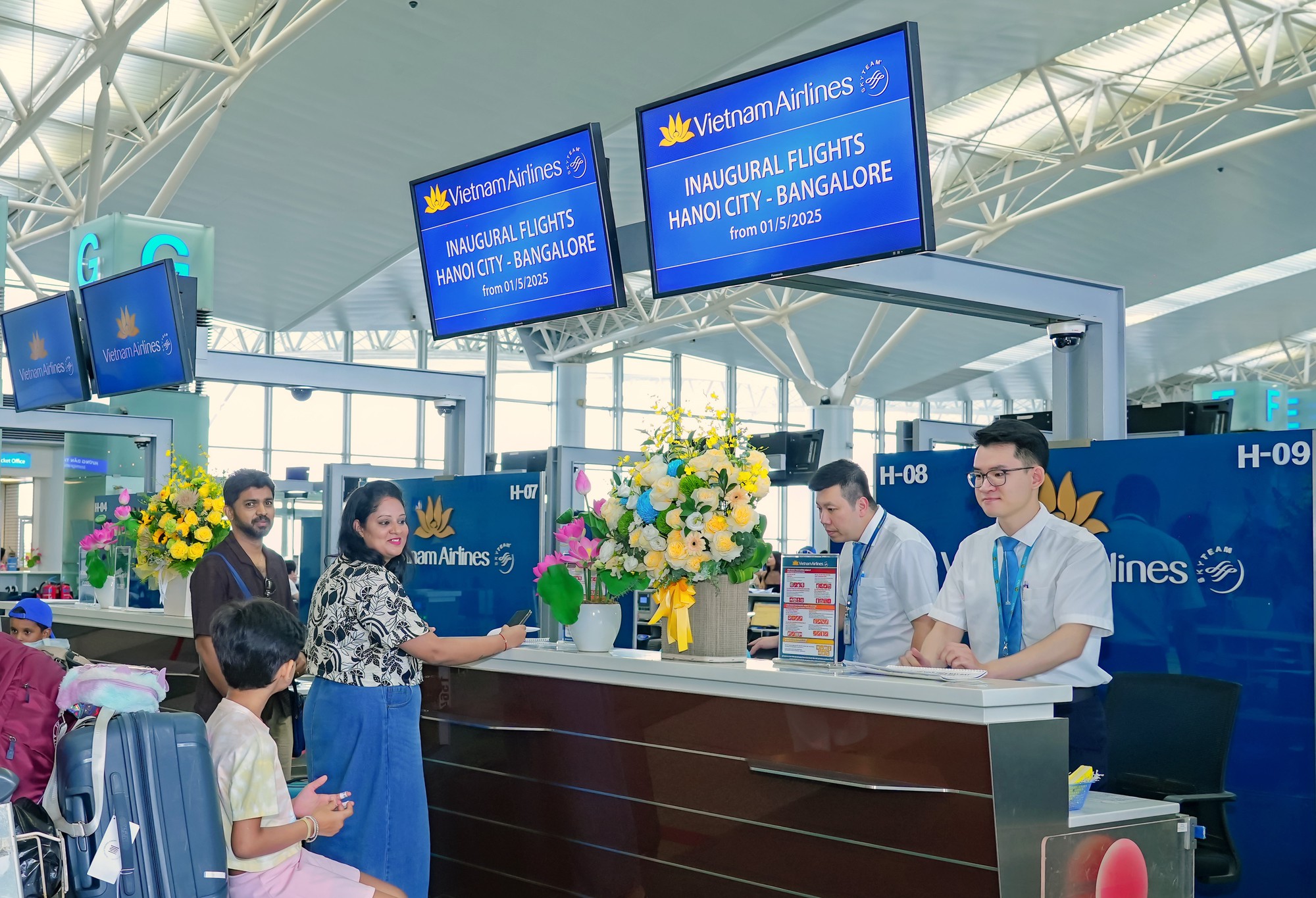 Vietnam Airlines liên tiếp mở 2 đường bay thẳng tới Ấn Độ- Ảnh 1. Vietnam Airlines liên tiếp mở 2 đường bay thẳng tới Ấn Độ- Ảnh 1.