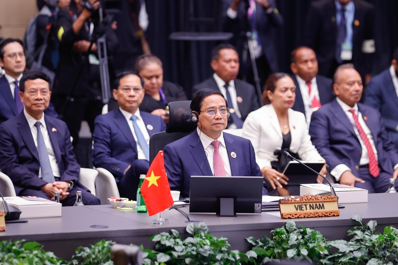 Thủ tướng Phạm Minh Chính bắt đầu các hoạt động tại Hội nghị Cấp cao ASEAN 46- Ảnh 4. Thủ tướng Phạm Minh Chính bắt đầu các hoạt động tại Hội nghị Cấp cao ASEAN 46- Ảnh 4.