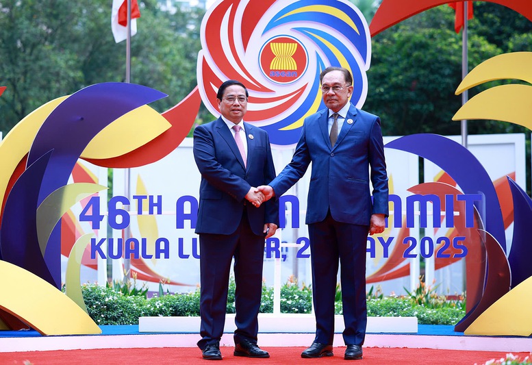 Thủ tướng Phạm Minh Chính bắt đầu các hoạt động tại Hội nghị Cấp cao ASEAN 46- Ảnh 2. Thủ tướng Phạm Minh Chính bắt đầu các hoạt động tại Hội nghị Cấp cao ASEAN 46- Ảnh 2.