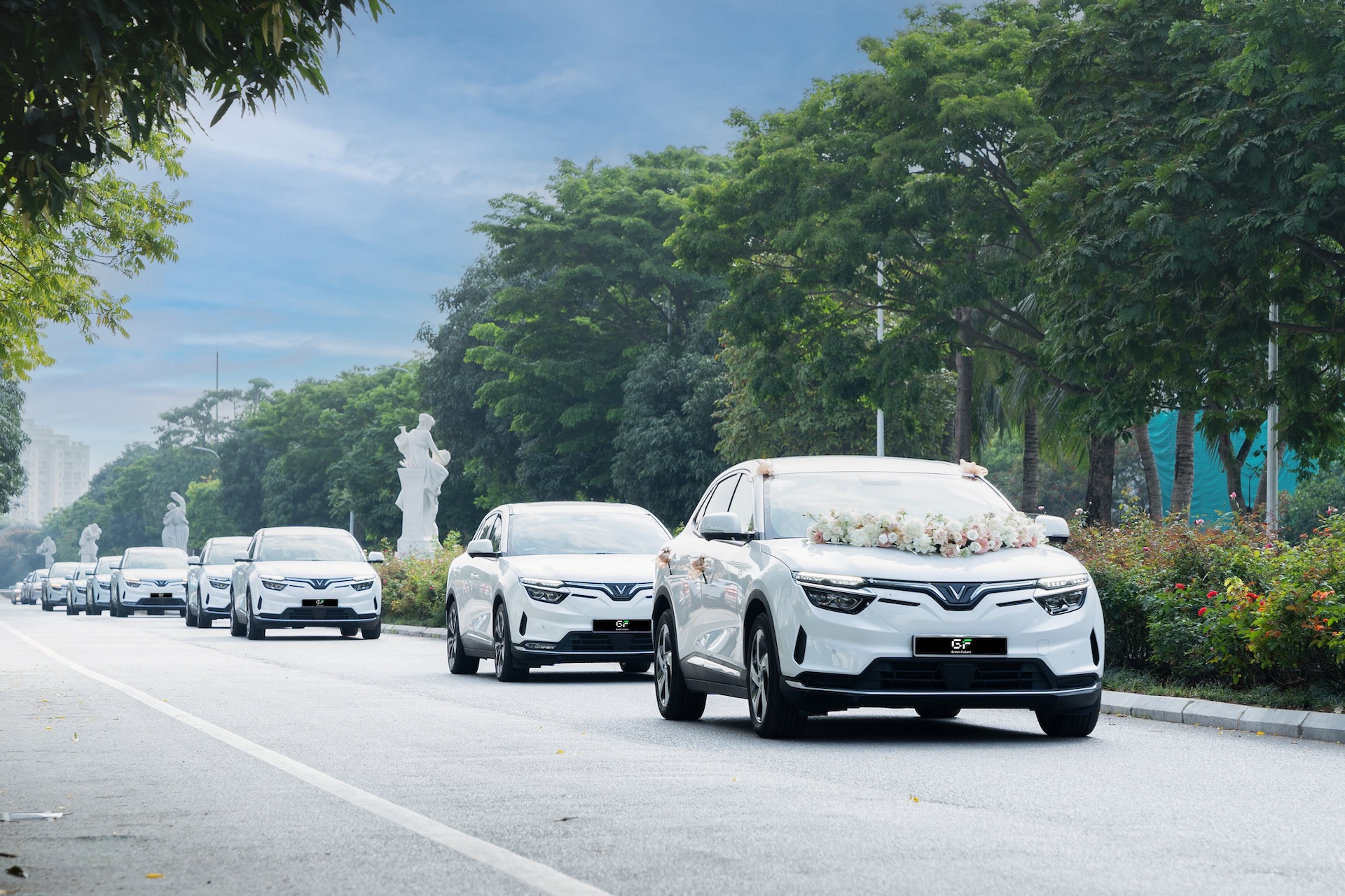Green Future cho thuê xe điện VinFast đón dâu, thấp nhất từ 1,26 triệu đồng- Ảnh 1. Green Future cho thuê xe điện VinFast đón dâu, thấp nhất từ 1,26 triệu đồng- Ảnh 1.
