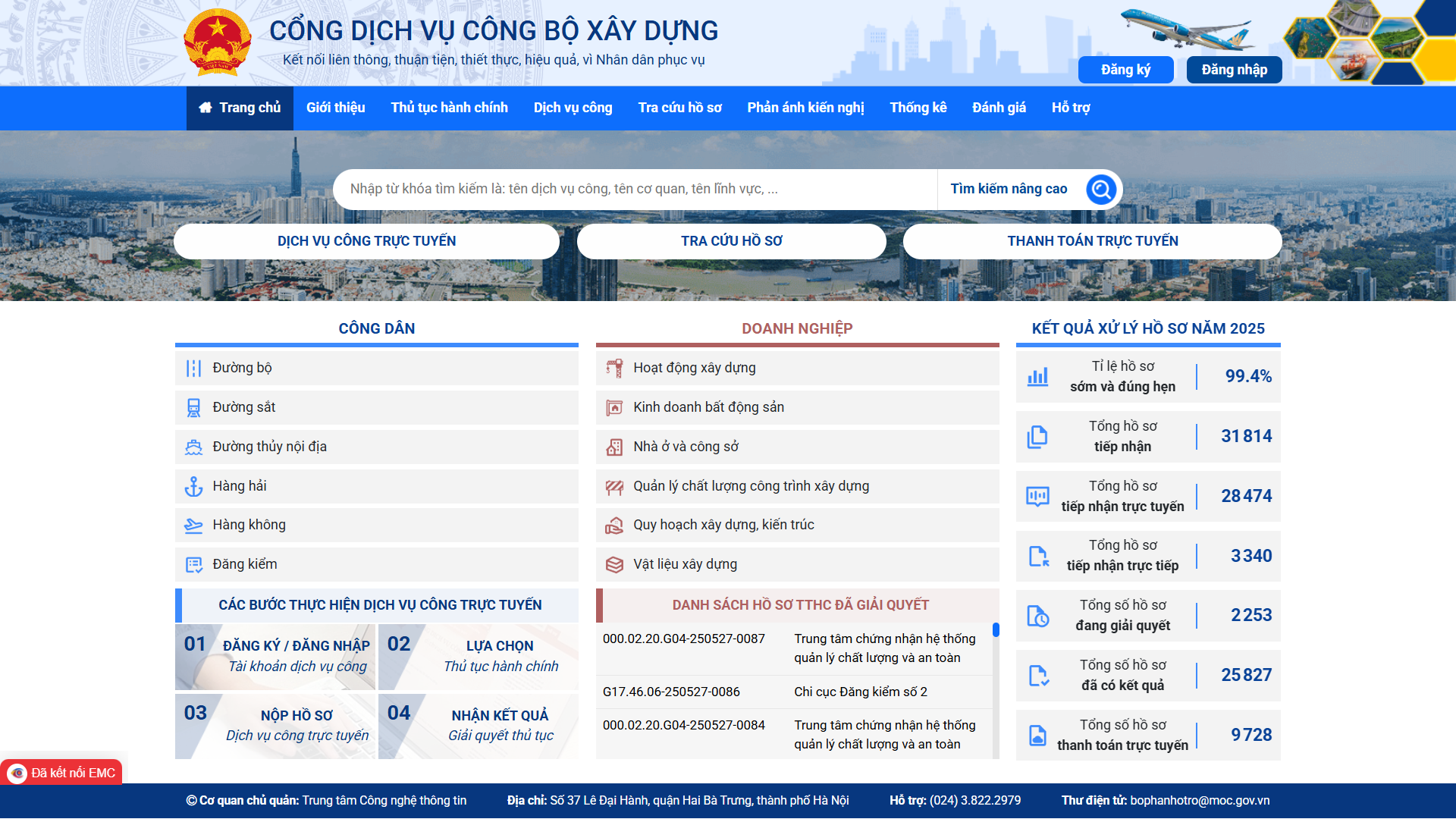 Bộ Xây dựng sẽ tăng cường ứng dụng công nghệ thông tin trong thực hiện, giải quyết TTHC, số hóa kết quả giải quyết TTHC. Bộ Xây dựng sẽ tăng cường ứng dụng công nghệ thông tin trong thực hiện, giải quyết TTHC, số hóa kết quả giải quyết TTHC.