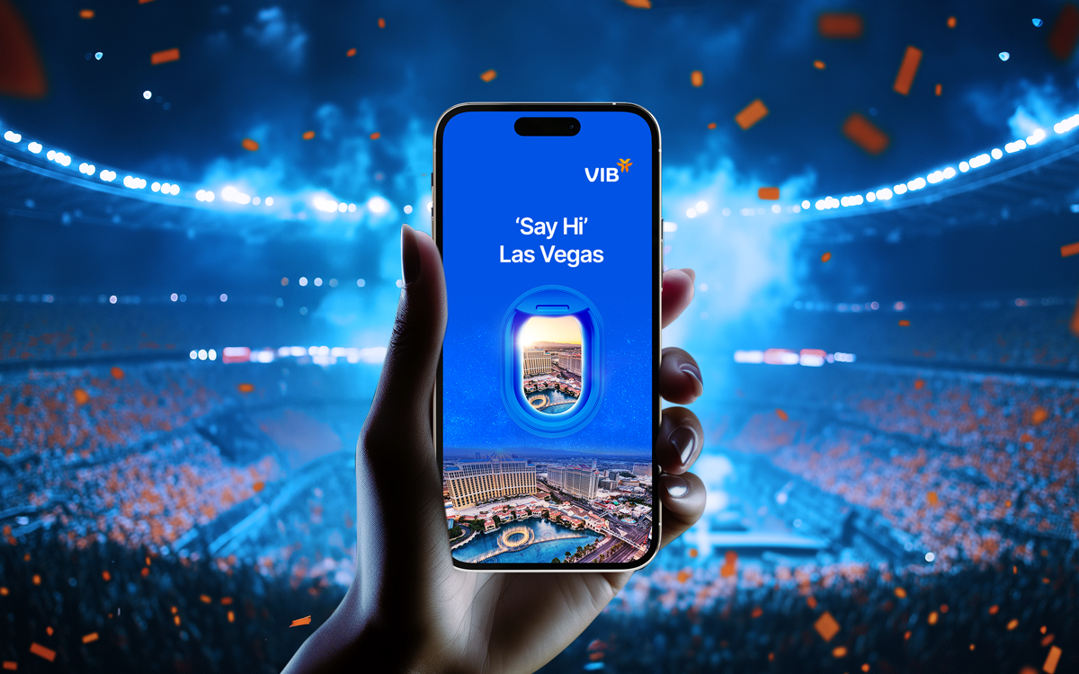 VIB đưa chủ tài khoản Siêu Lợi Suất đến Las Vegas cùng Anh Trai "Say Hi"- Ảnh 1. VIB đưa chủ tài khoản Siêu Lợi Suất đến Las Vegas cùng Anh Trai "Say Hi"- Ảnh 1.