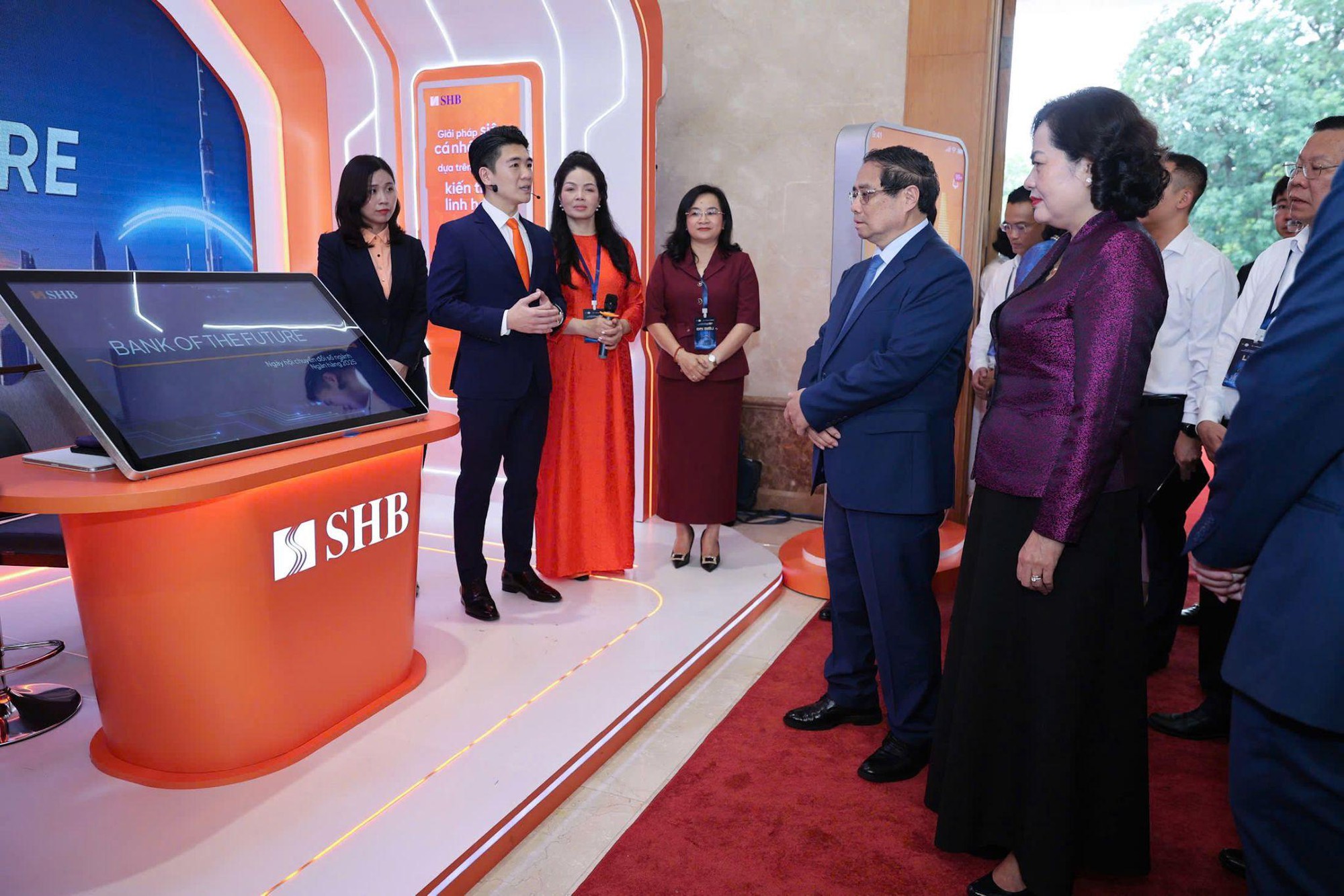 SHB giới thiệu giải pháp thanh toán tích hợp tại sự kiện chuyển đổi số ngành ngân hàng- Ảnh 1. SHB giới thiệu giải pháp thanh toán tích hợp tại sự kiện chuyển đổi số ngành ngân hàng- Ảnh 1.