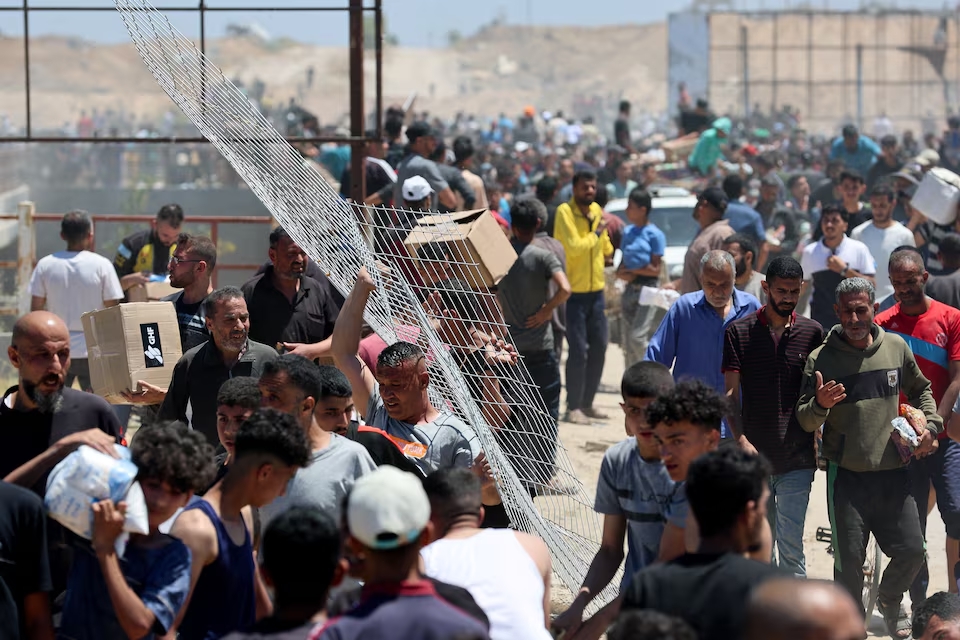 Đàm phán ngừng bắn trên Dải Gaza có tiến triển- Ảnh 1. Đàm phán ngừng bắn trên Dải Gaza có tiến triển- Ảnh 1.